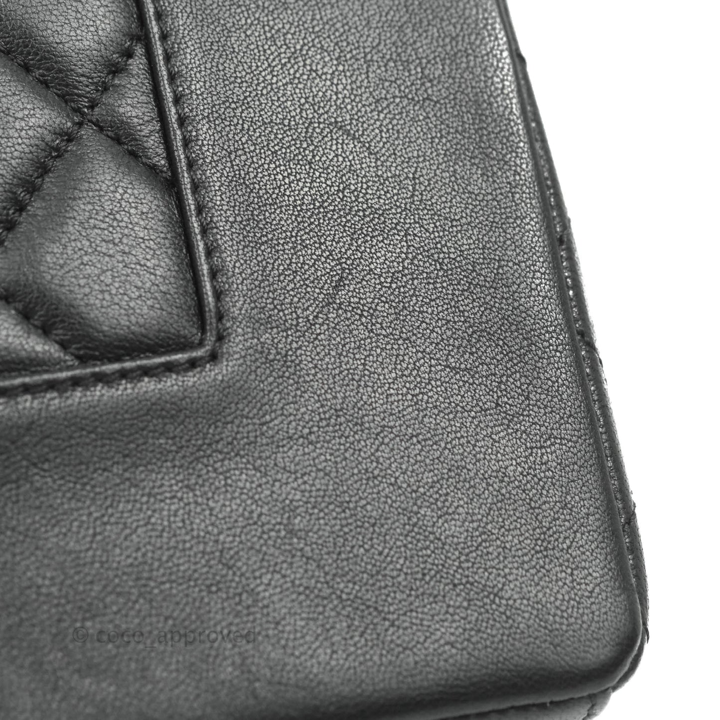 Chanel Mademoiselle Flap Bag Black Calfskin Gold Hardware