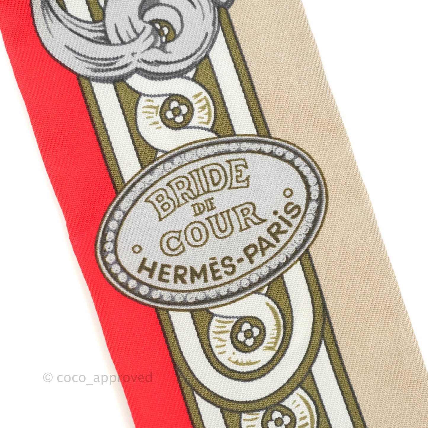 Hermès Silk Bride De Cour Twilly