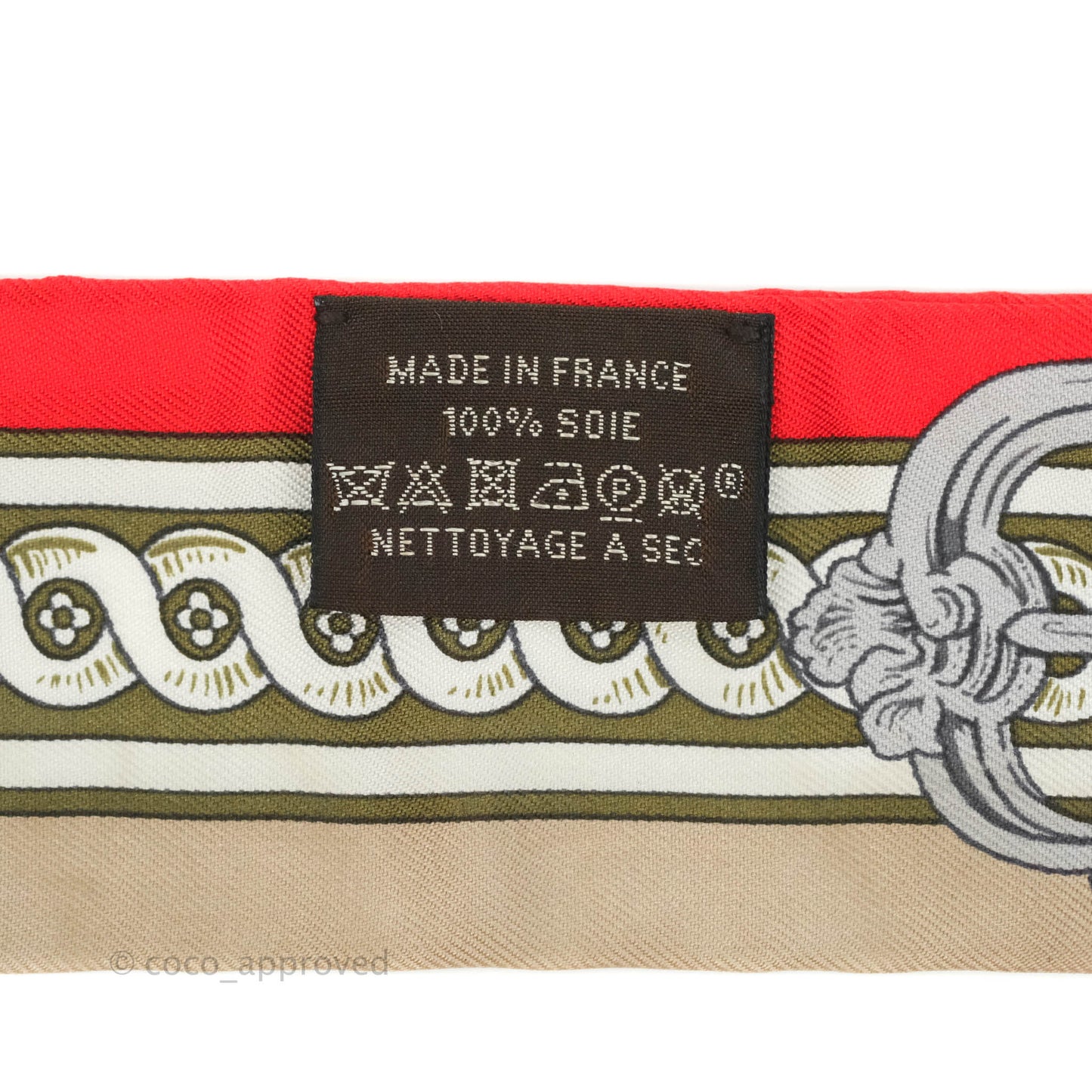 Hermès Silk Bride De Cour Twilly