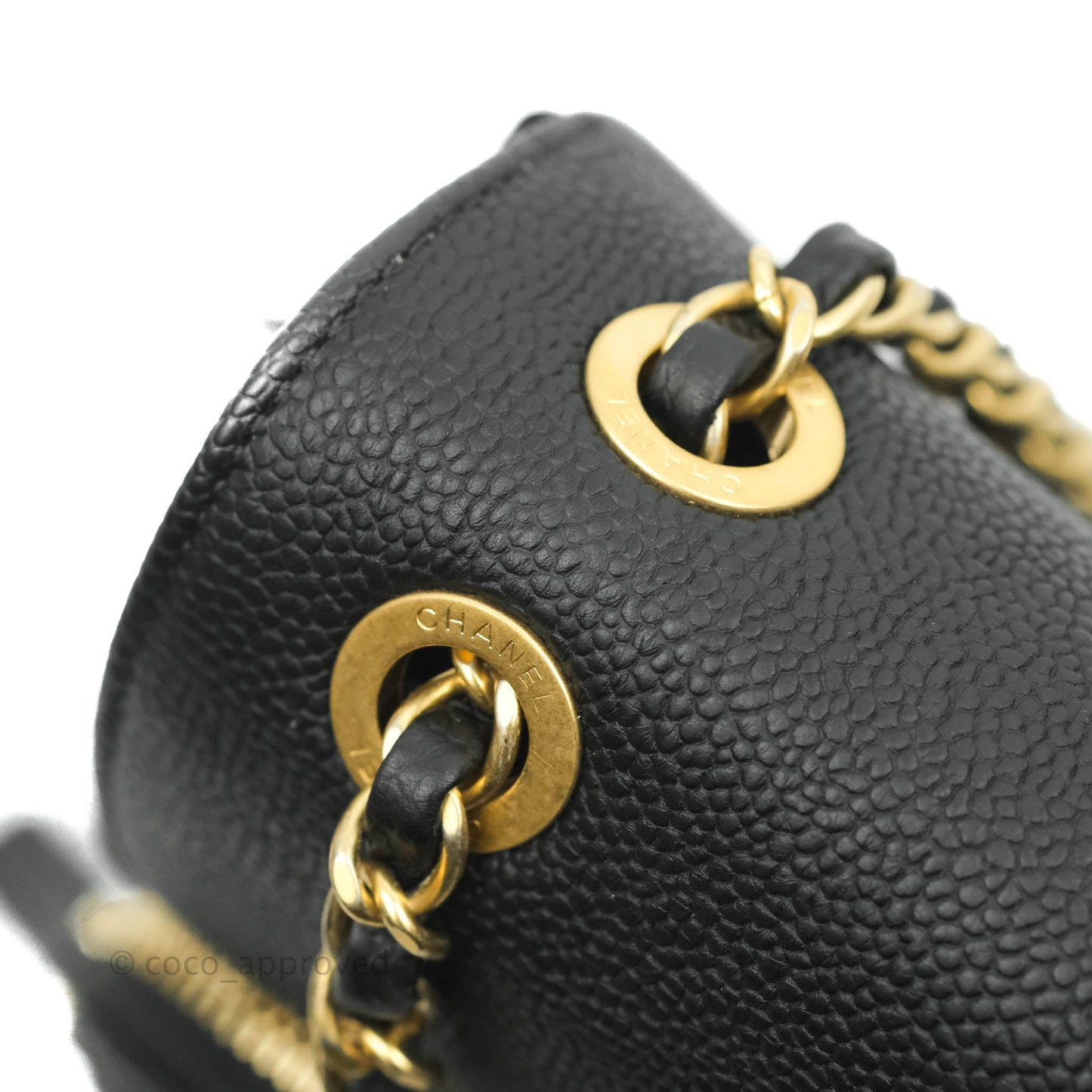 Chanel Small Flap Bag Black Caviar Gold Hardware 19B