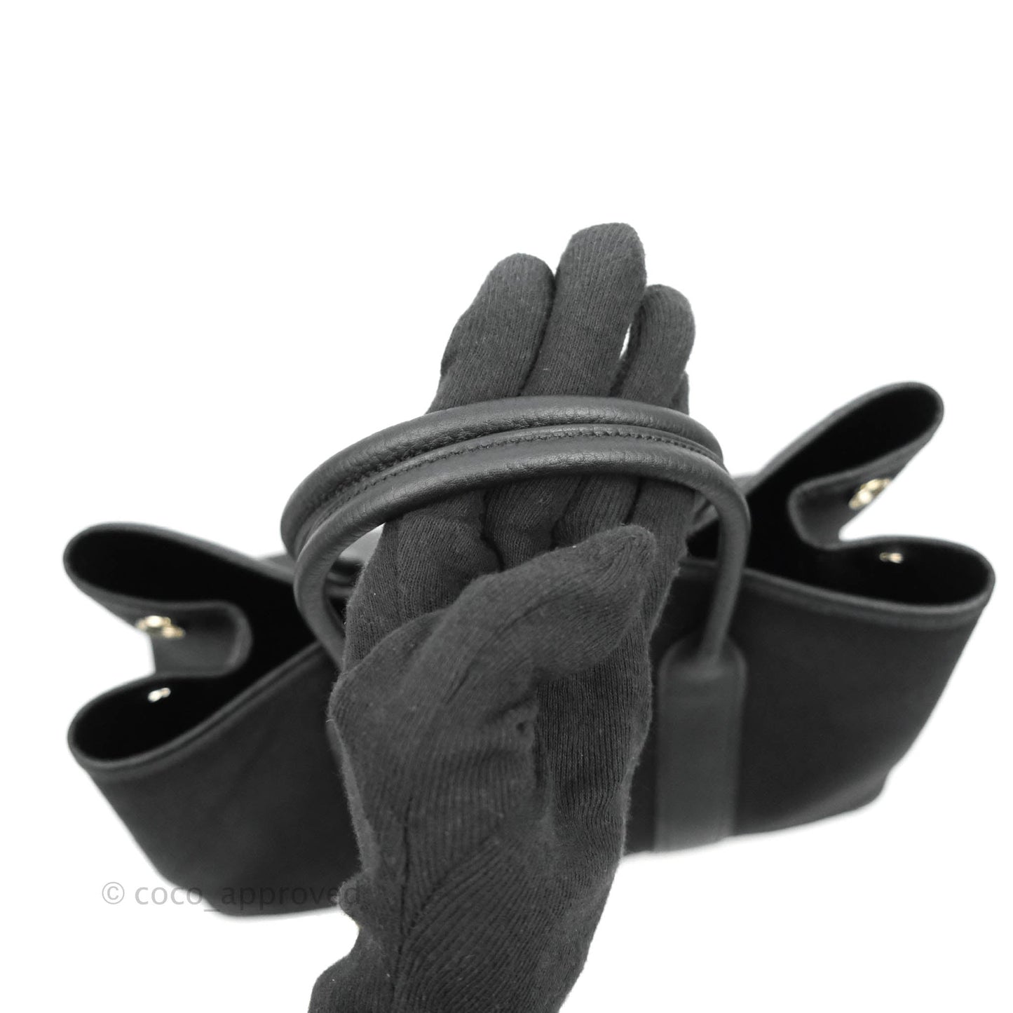 Hermès Garden Party 30 Canvas Black