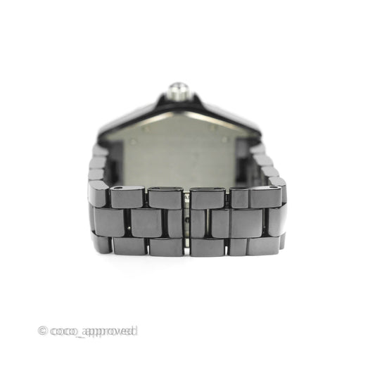 Chanel J12 Automatic Phantom Black Dial Black Ceramic Strap Women's Watch