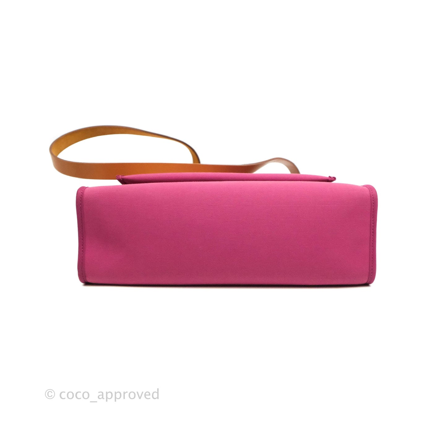 Hermès Herbag Zip 31 Rose Pourpre Tan Leather Palladium Hardware