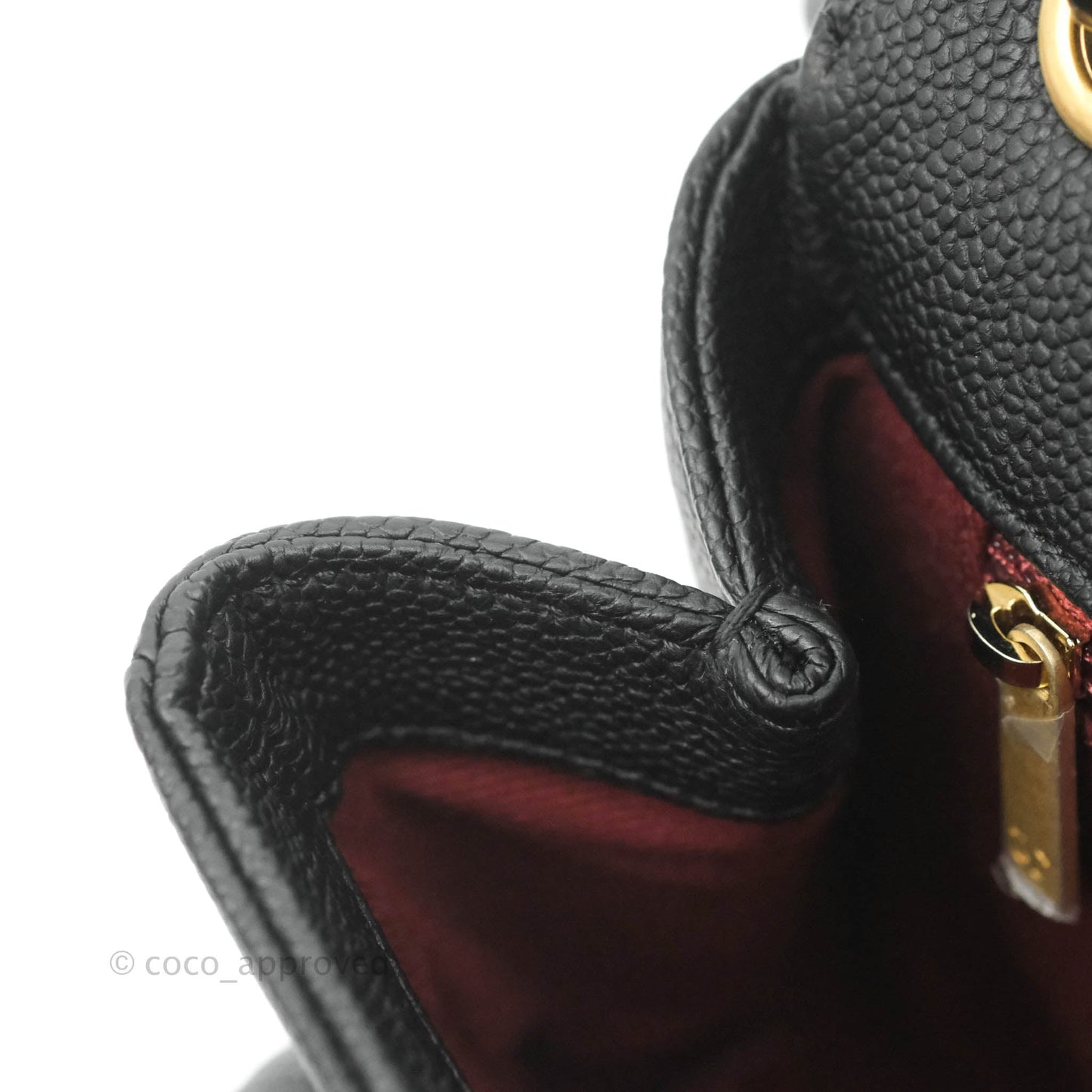 Chanel Small Flap Bag Black Caviar Gold Hardware 19B