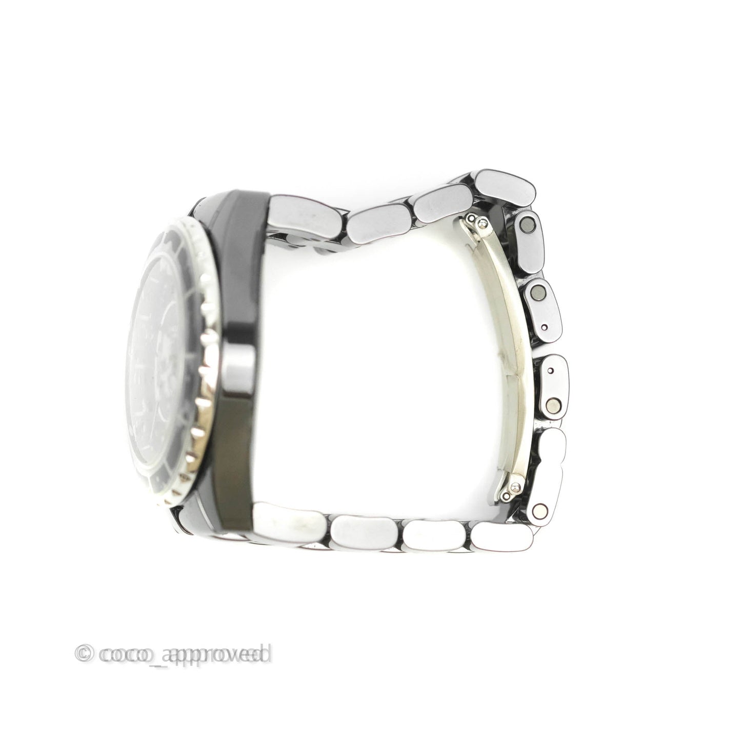 Chanel J12 Automatic Phantom Black Dial Black Ceramic Strap Women's Watch