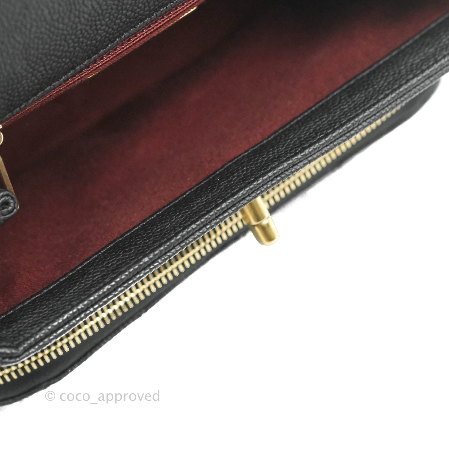 Chanel Small Flap Bag Black Caviar Gold Hardware 19B