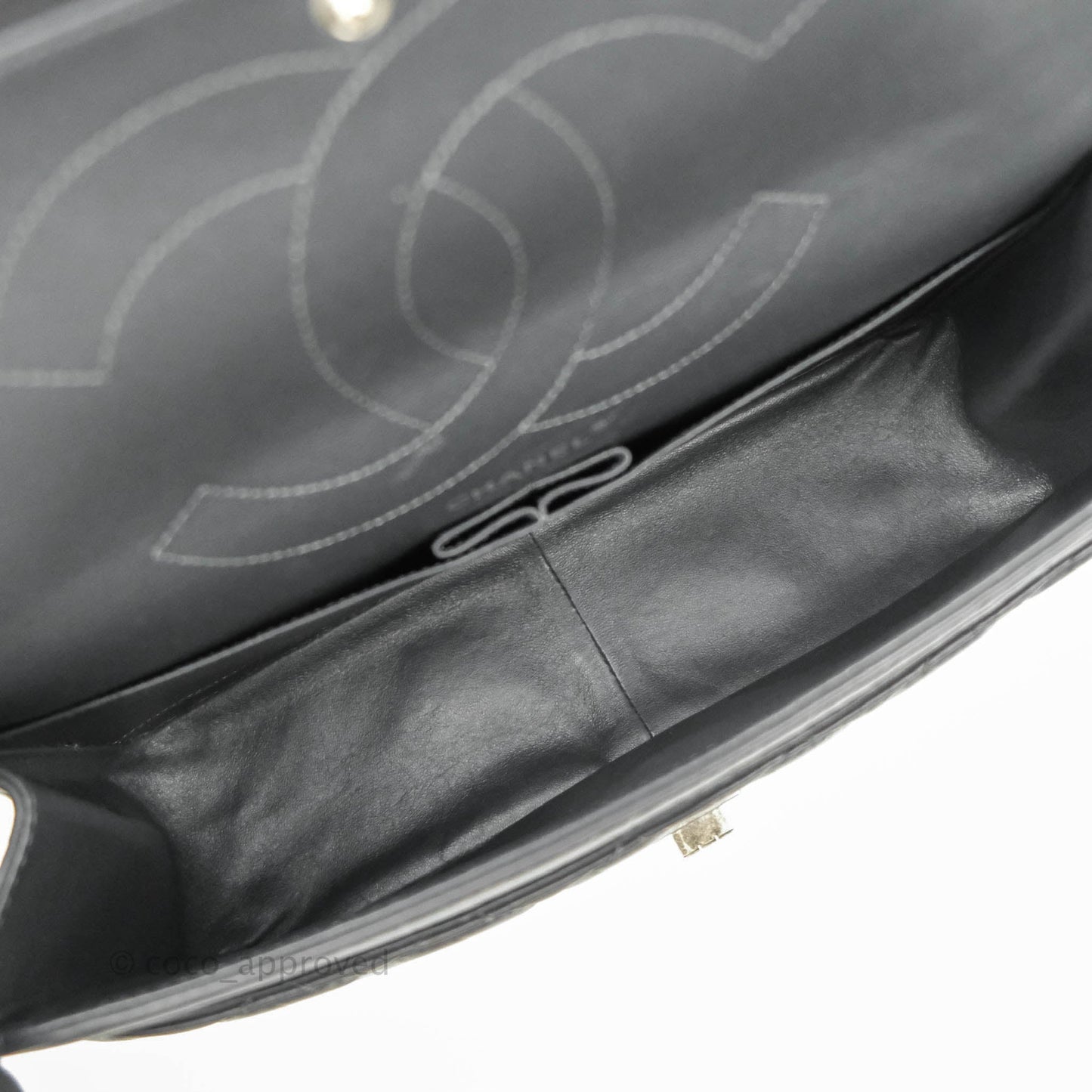 Chanel Reissue 227 Quilted Dark Grey Aged Calfskin Ruthenium Hardware