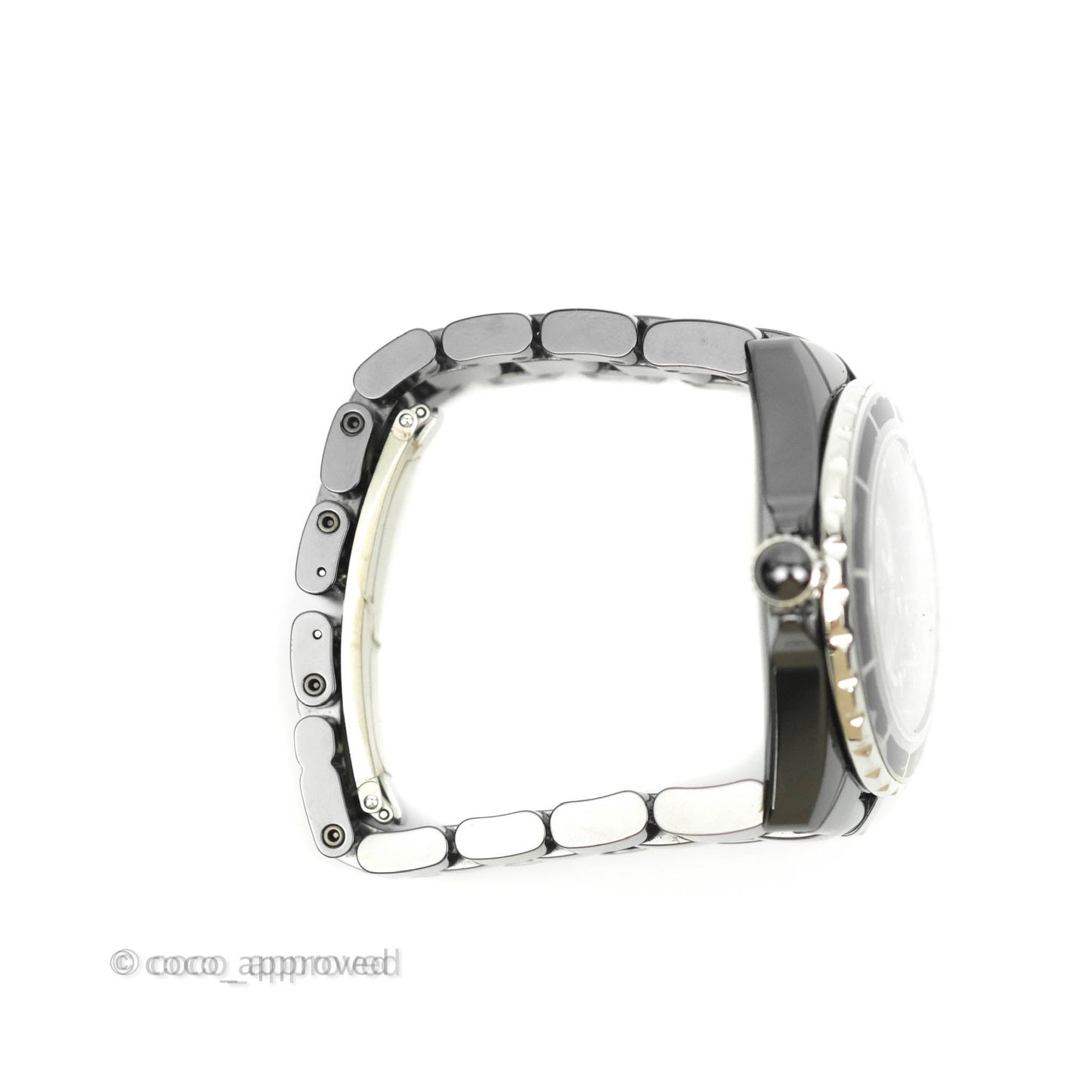 Chanel J12 Automatic Phantom Black Dial Black Ceramic Strap Women's Watch