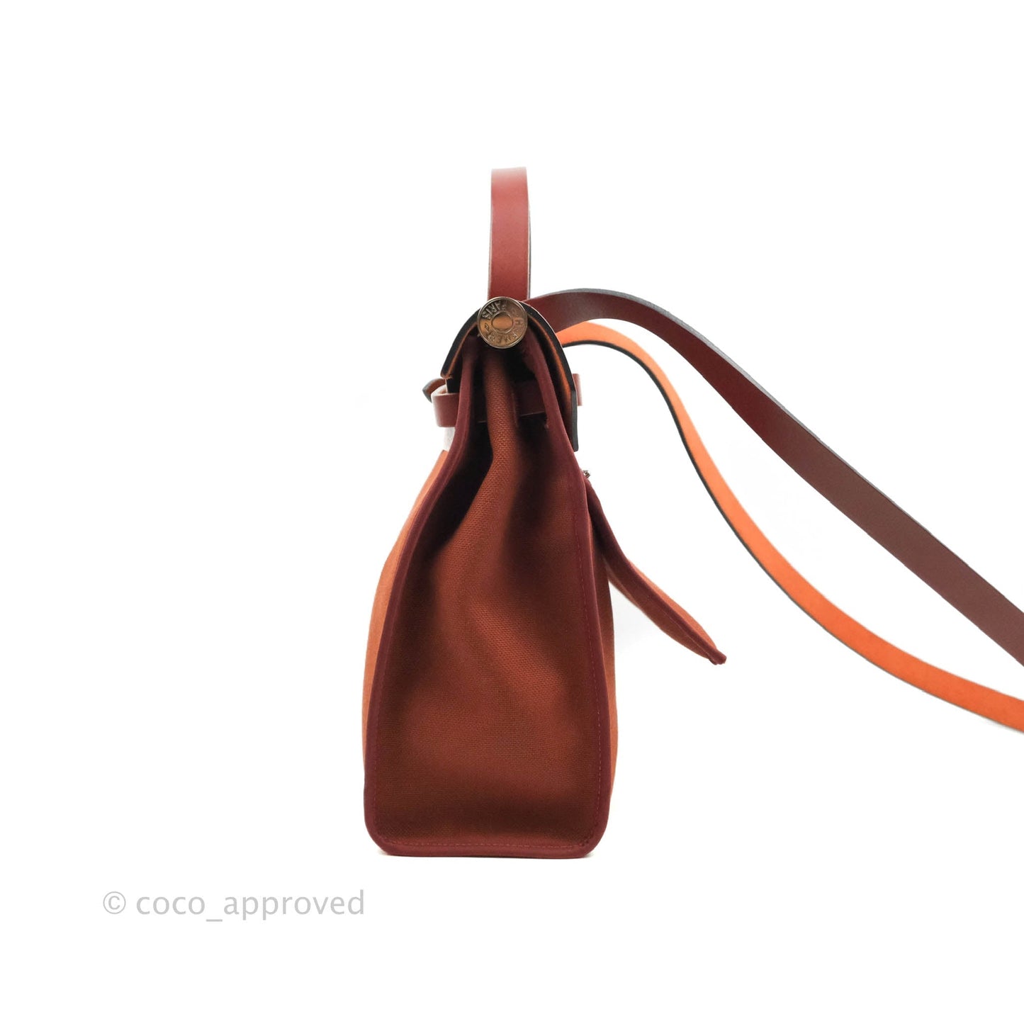 Hermès Herbag Zip 31 Rouge H Palladium Hardware