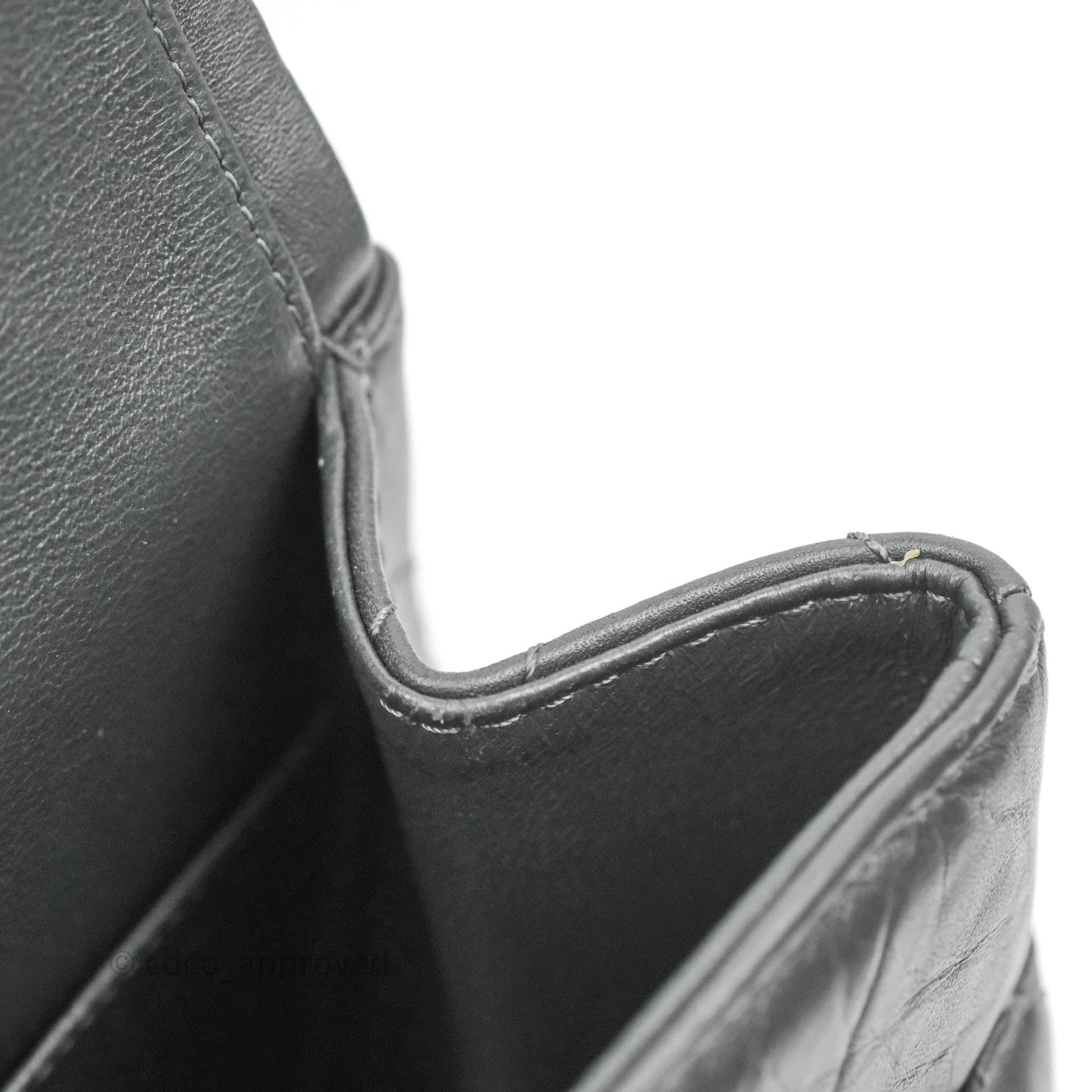 Chanel Reissue 227 Quilted Dark Grey Aged Calfskin Ruthenium Hardware