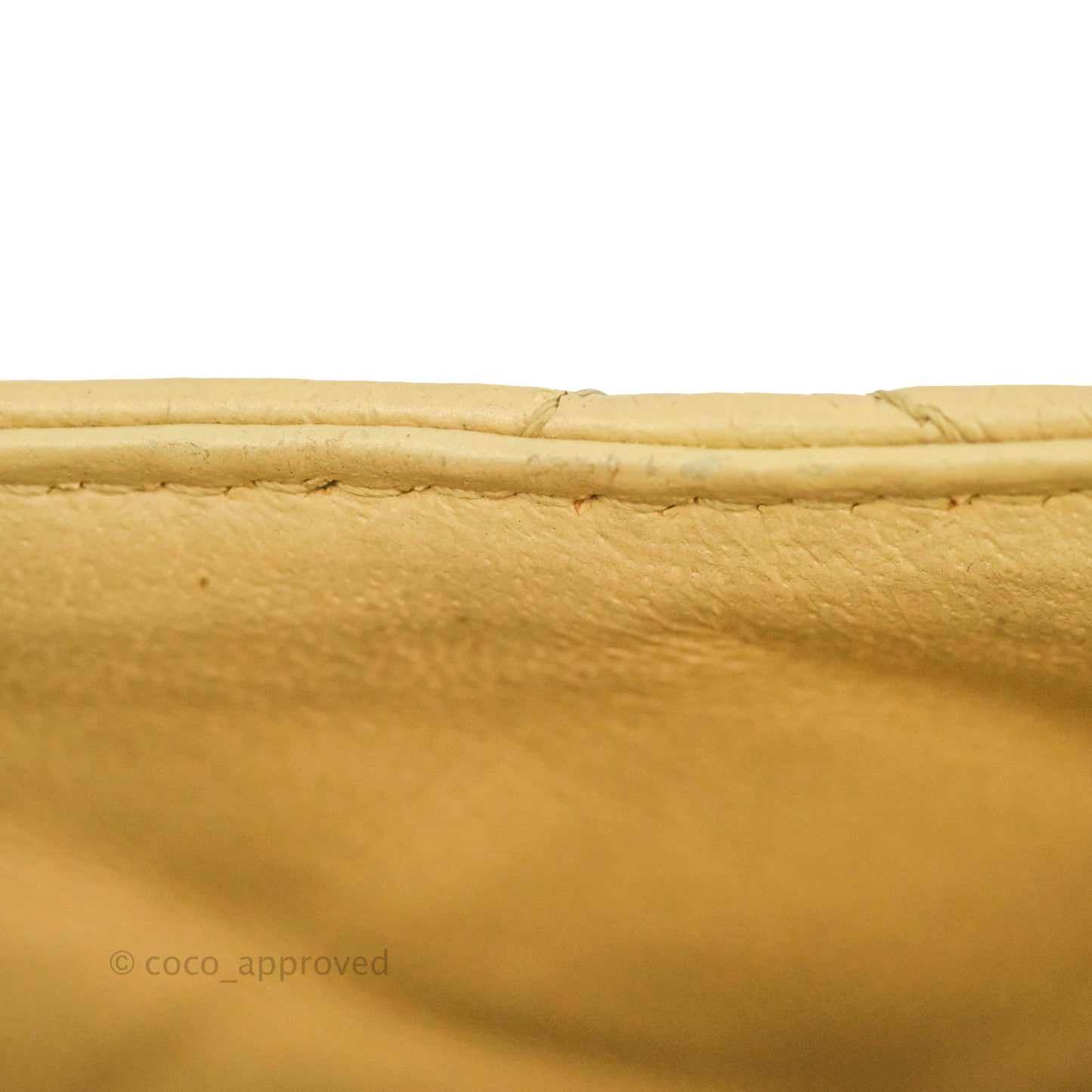 Chanel Jumbo Single Flap Beige Caviar Silver Hardware