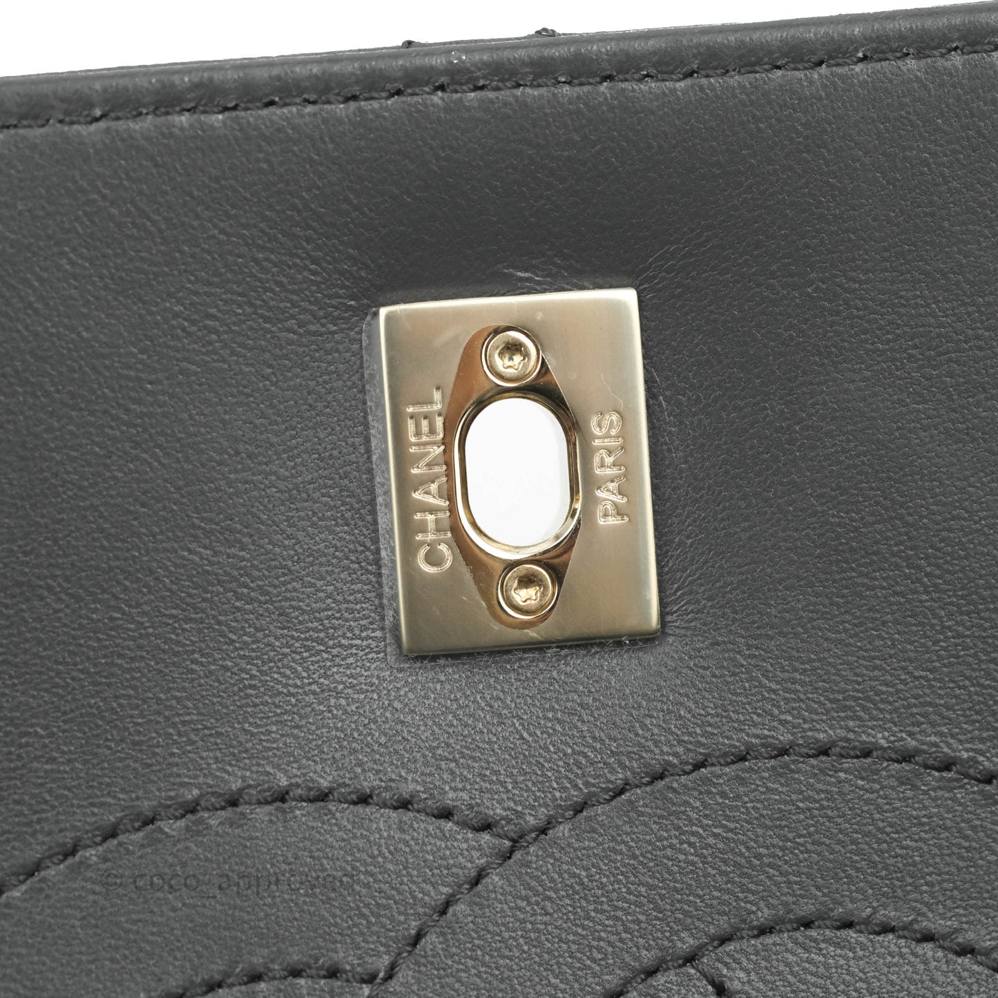 Chanel Small Trendy CC Dark Grey Lambskin Gold Hardware 21K