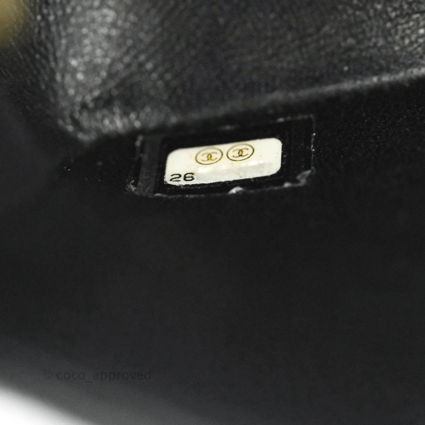 Chanel Chevron Mini Rectangular Flap Black Caviar Gold Hardware 18B