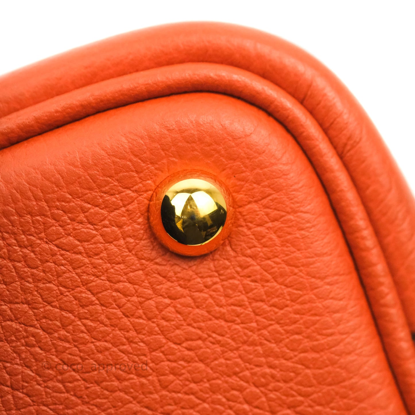 Hermès Bolide Mini 1923 Evercolour Terre Battue/Anemone Verso Gold Hardware