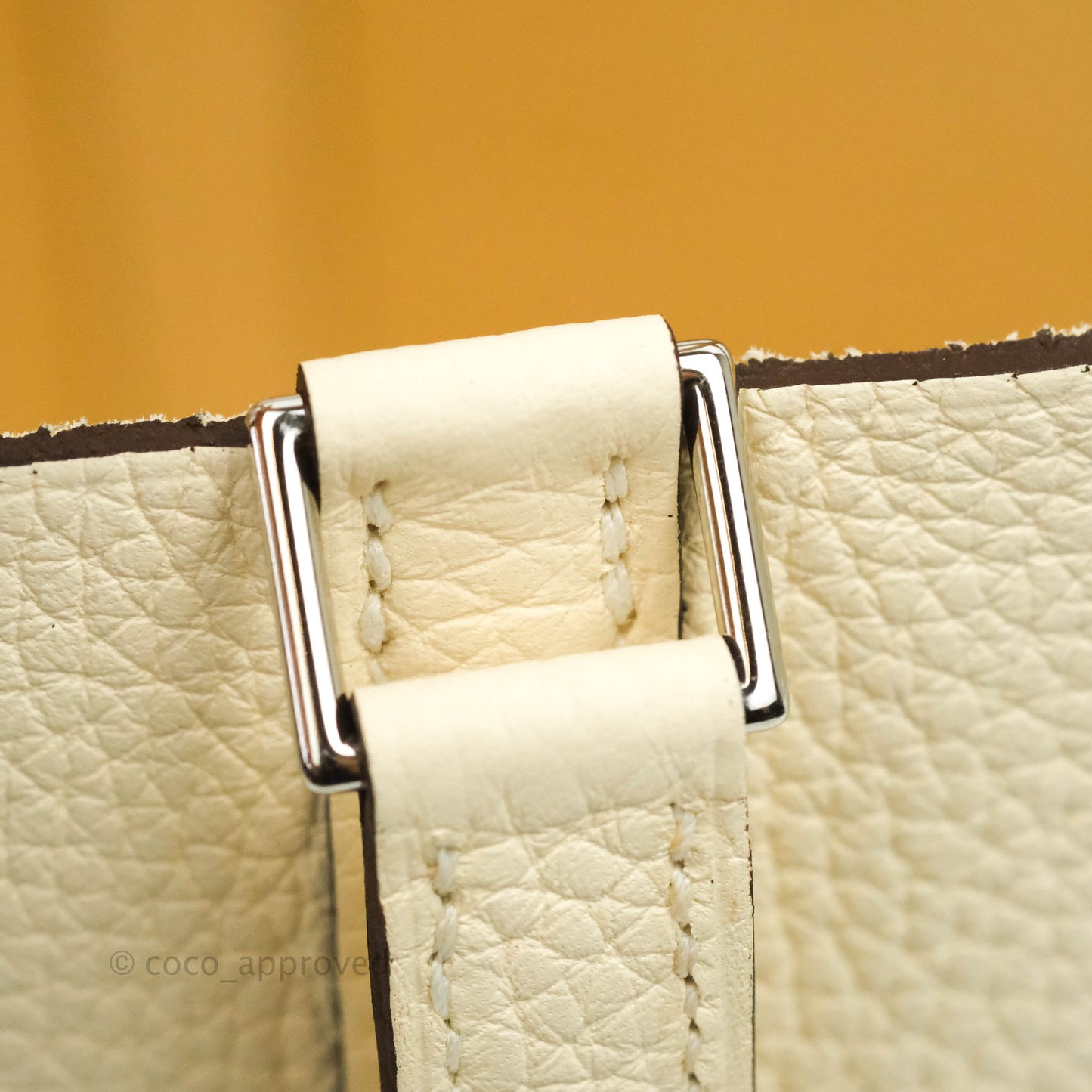 Hermès Clemence Picotin Lock 18 Nata Silver Hardware