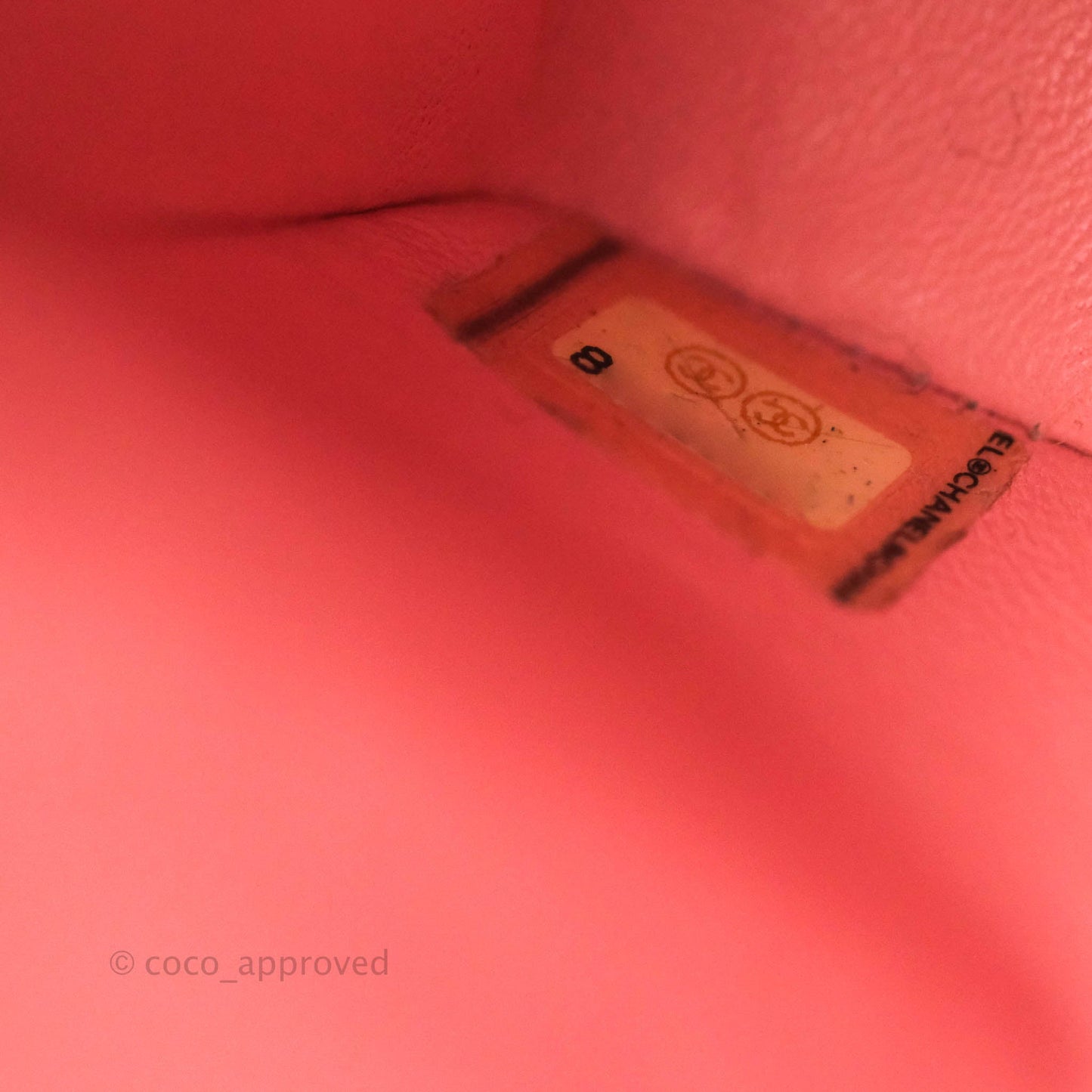 Chanel Quilted Vintage Mini Square Flap Pink Caviar Silver Hardware