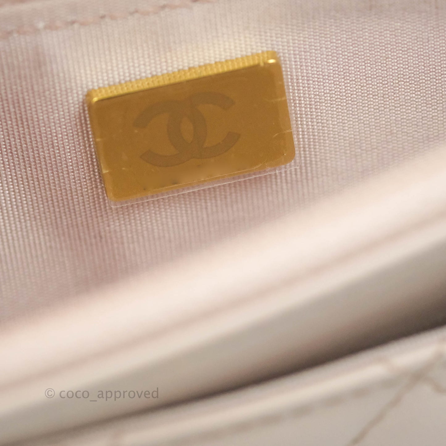 Chanel Trendy CC WOC Pale Pink Lambskin Gold Hardware