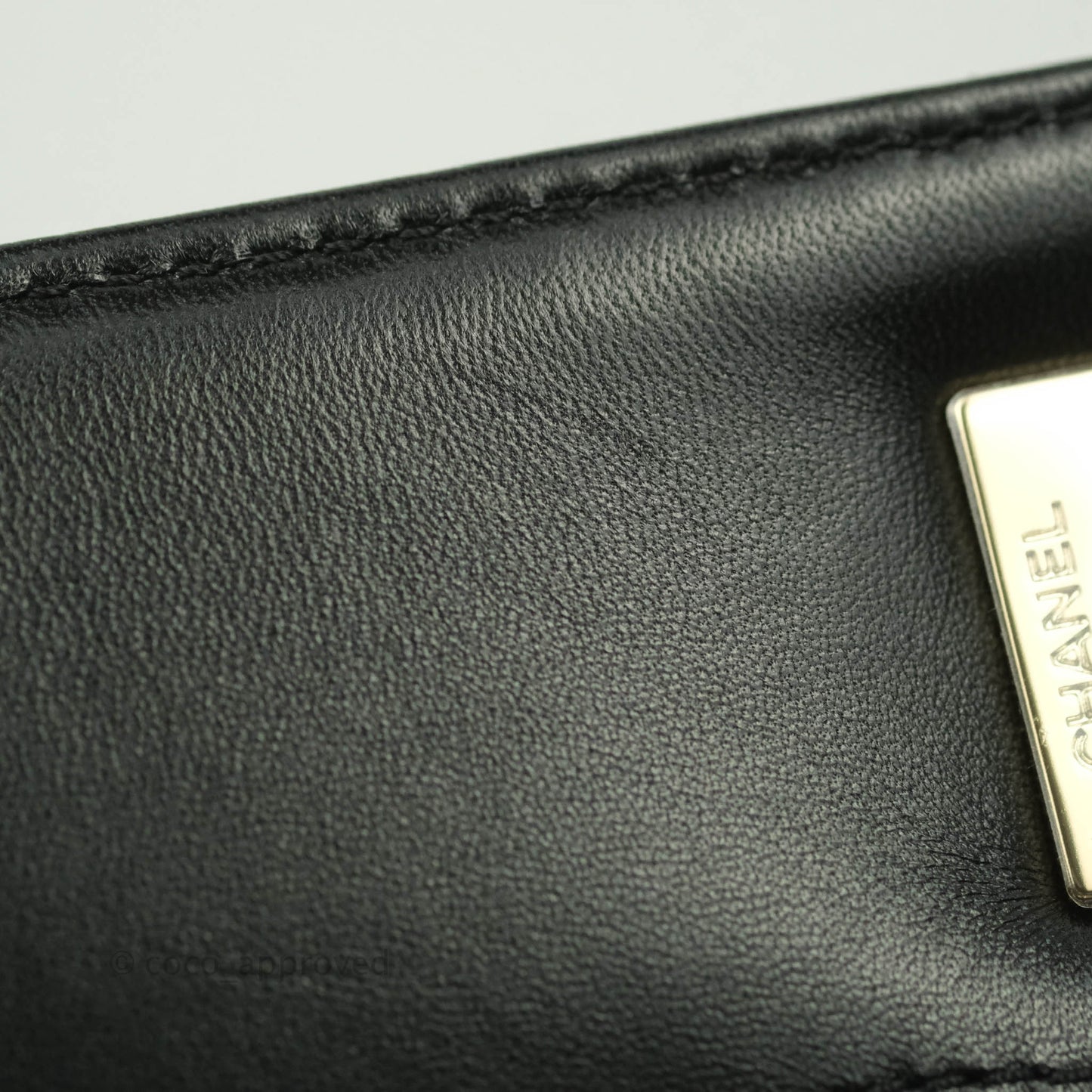 Chanel Small Trendy CC Black Lambskin Gold Hardware