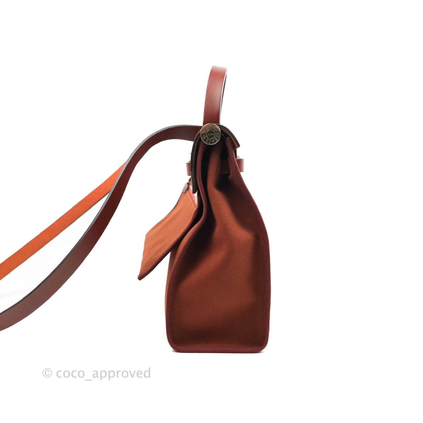 Hermès Herbag Zip 31 Rouge H Palladium Hardware