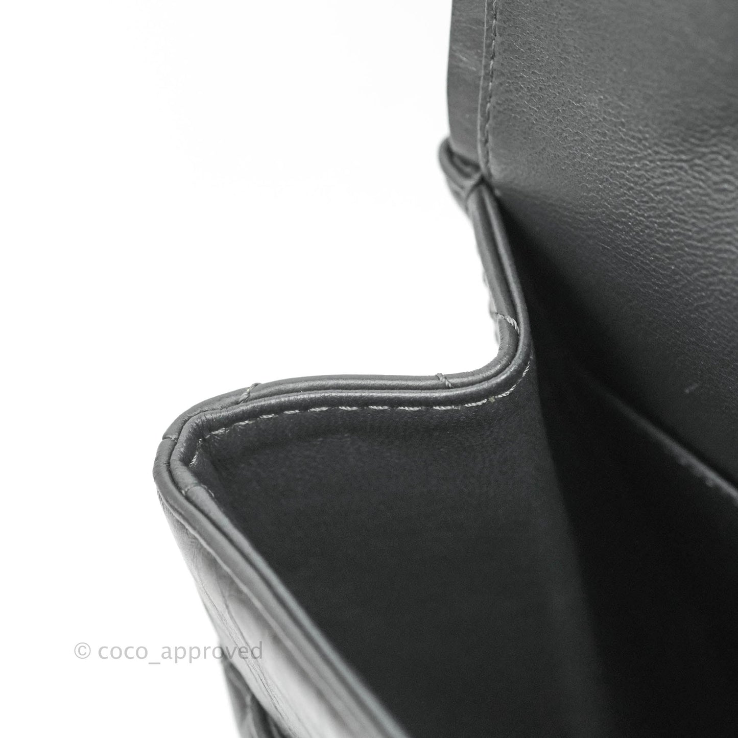 Chanel Reissue 227 Quilted Dark Grey Aged Calfskin Ruthenium Hardware