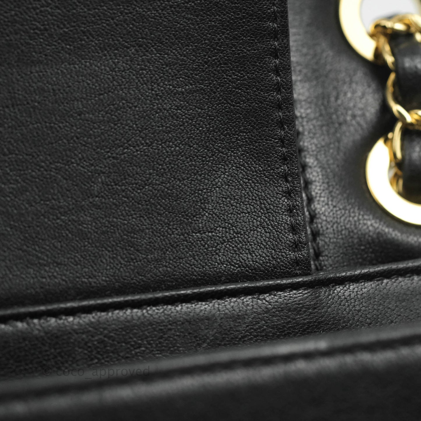 Chanel Mademoiselle Flap Bag Black Calfskin Gold Hardware