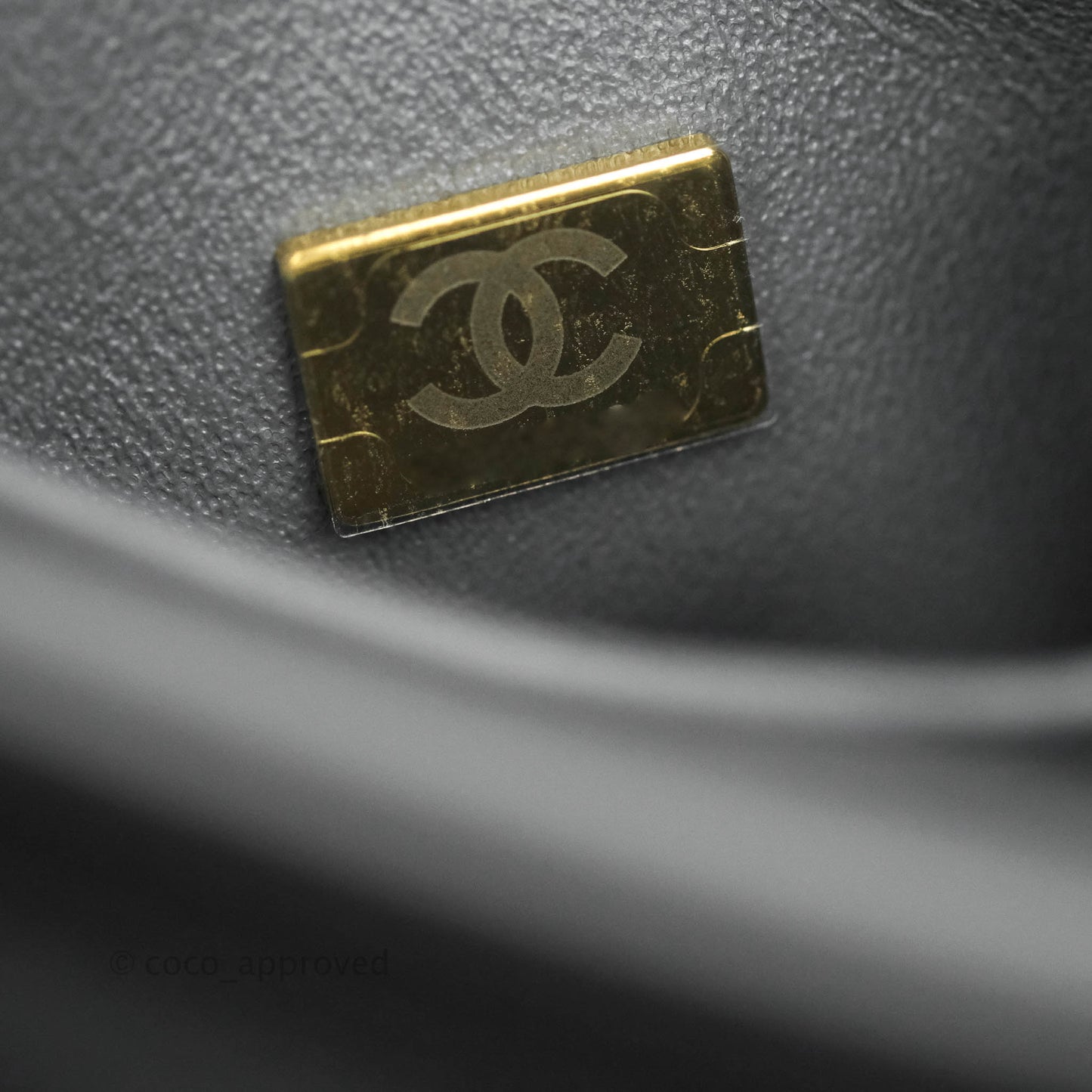 Chanel Small Trendy CC Dark Grey Lambskin Gold Hardware 21K
