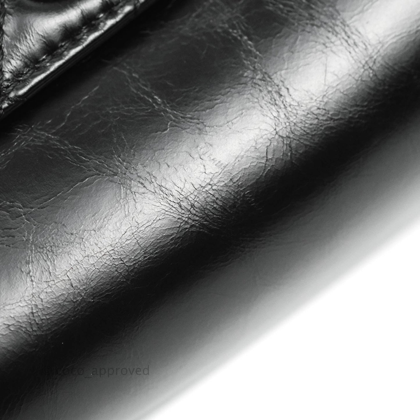 Chanel Quilted Double Sided Flap Black Aged Calfskin Ruthenium Hardware