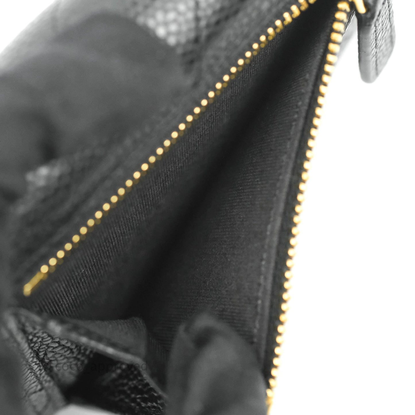 Chanel Classic Short Flap Wallet Black Caviar Gold Hardware