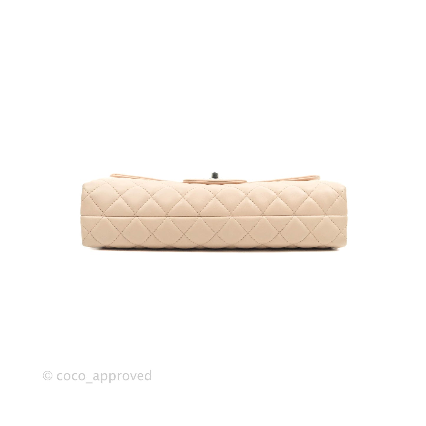 Chanel Quilted Clutch with Chain Pink Lambskin Silver Hardware