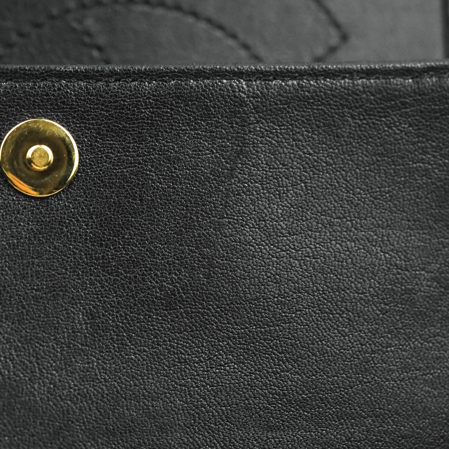 Chanel Mademoiselle Flap Bag Black Calfskin Gold Hardware