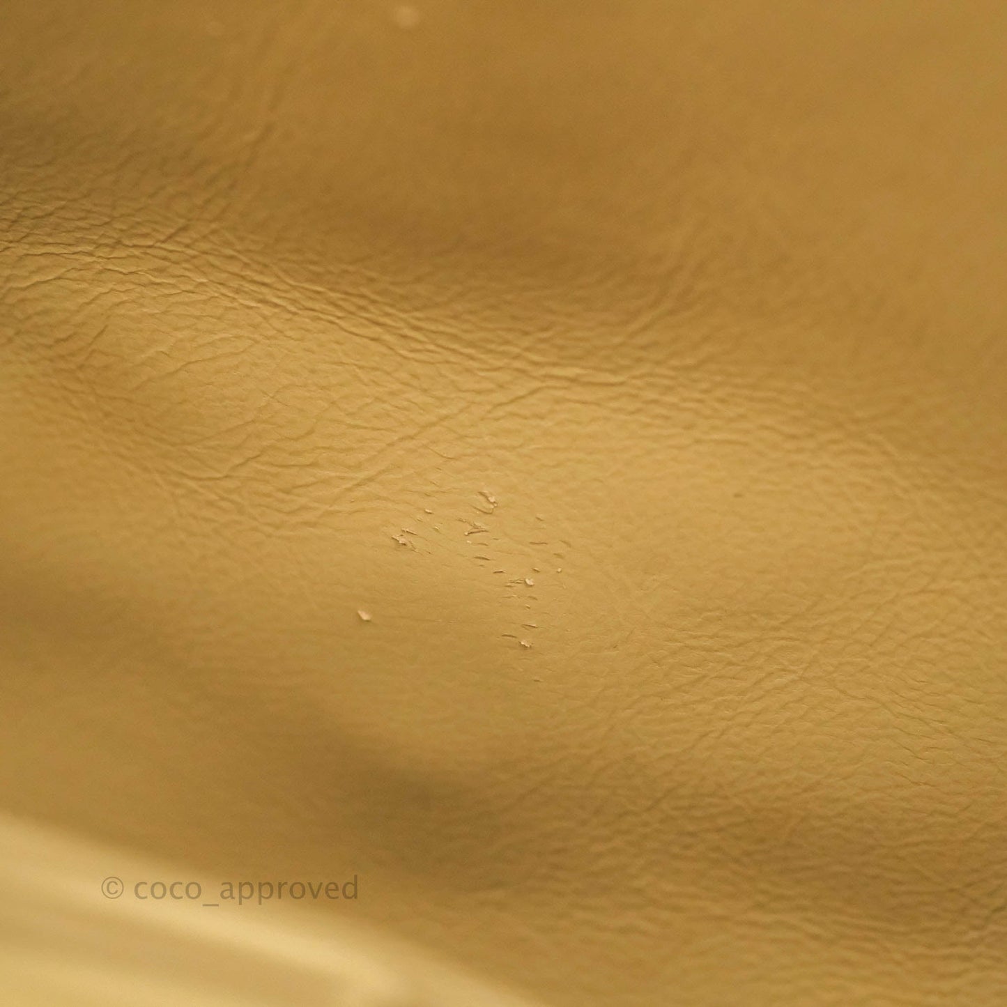 Chanel Vintage Classic M/L Medium Double Flap Bag Beige Lambskin 24K Gold Hardware
