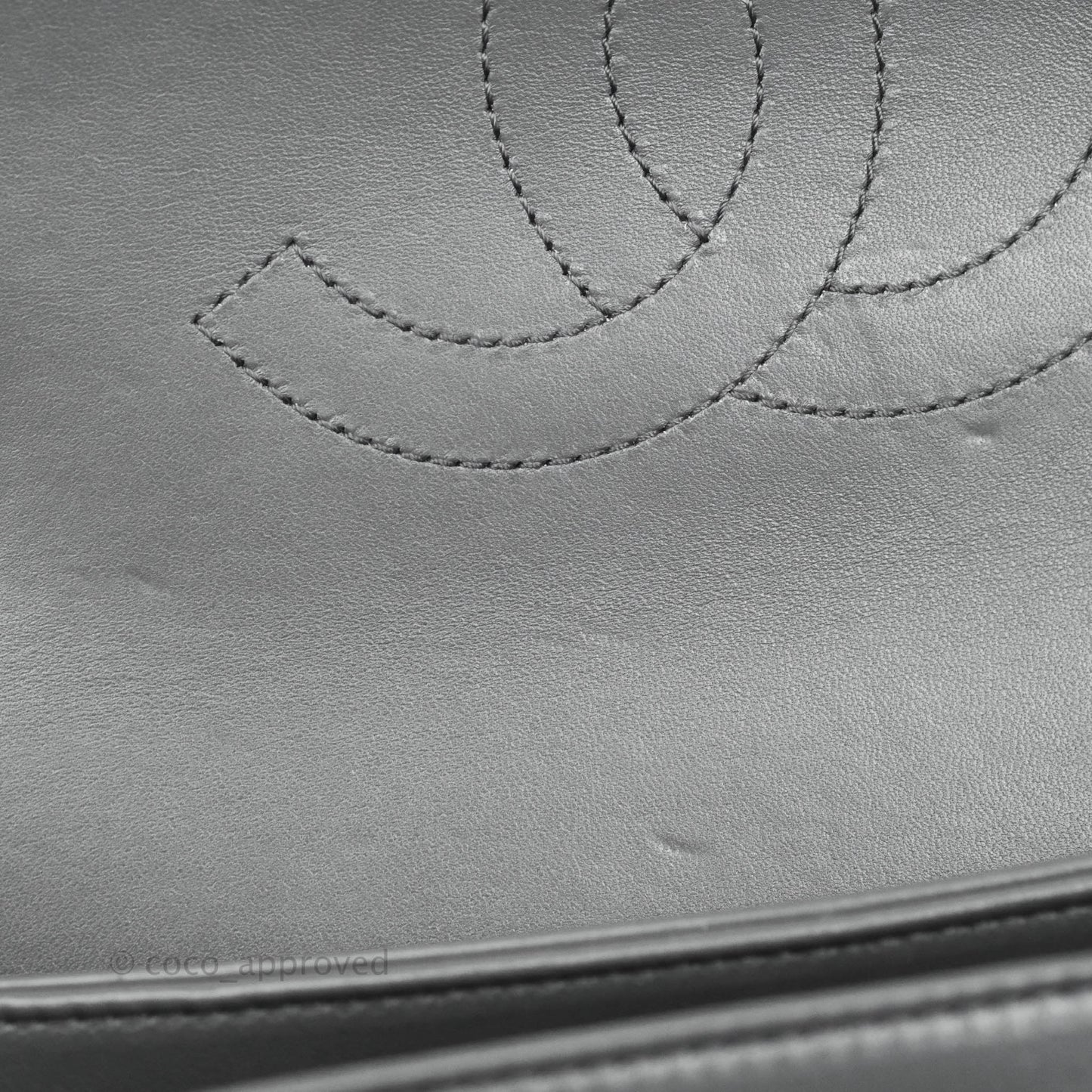 Chanel Small Trendy CC Dark Grey Lambskin Gold Hardware 21K