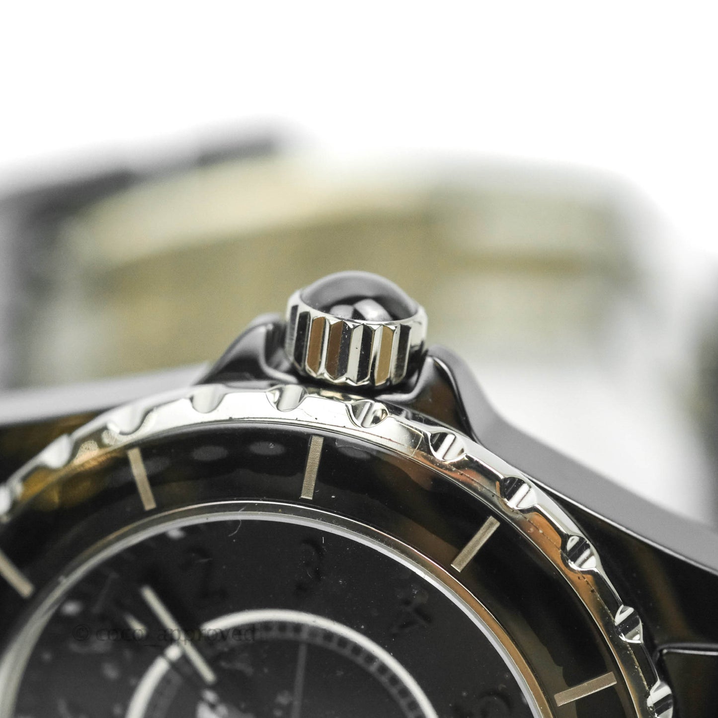 Chanel J12 Automatic Phantom Black Dial Black Ceramic Strap Women's Watch