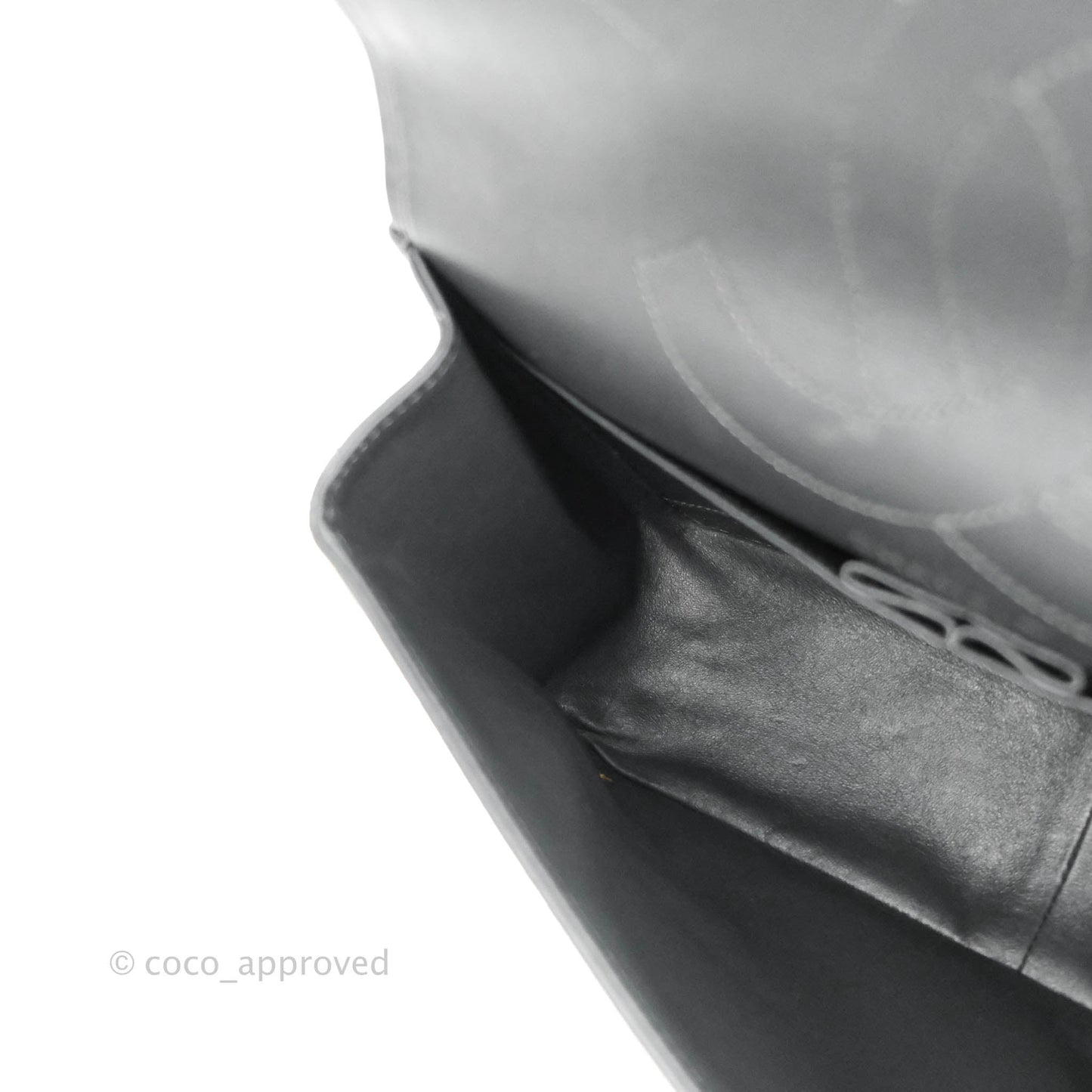 Chanel Reissue 227 Quilted Dark Grey Aged Calfskin Ruthenium Hardware