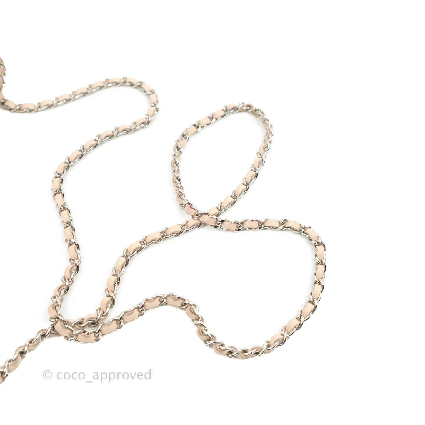 Chanel Quilted Clutch with Chain Pink Lambskin Silver Hardware