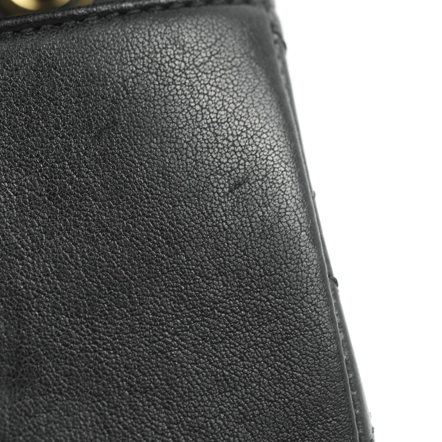 Chanel Mademoiselle Flap Bag Black Calfskin Gold Hardware