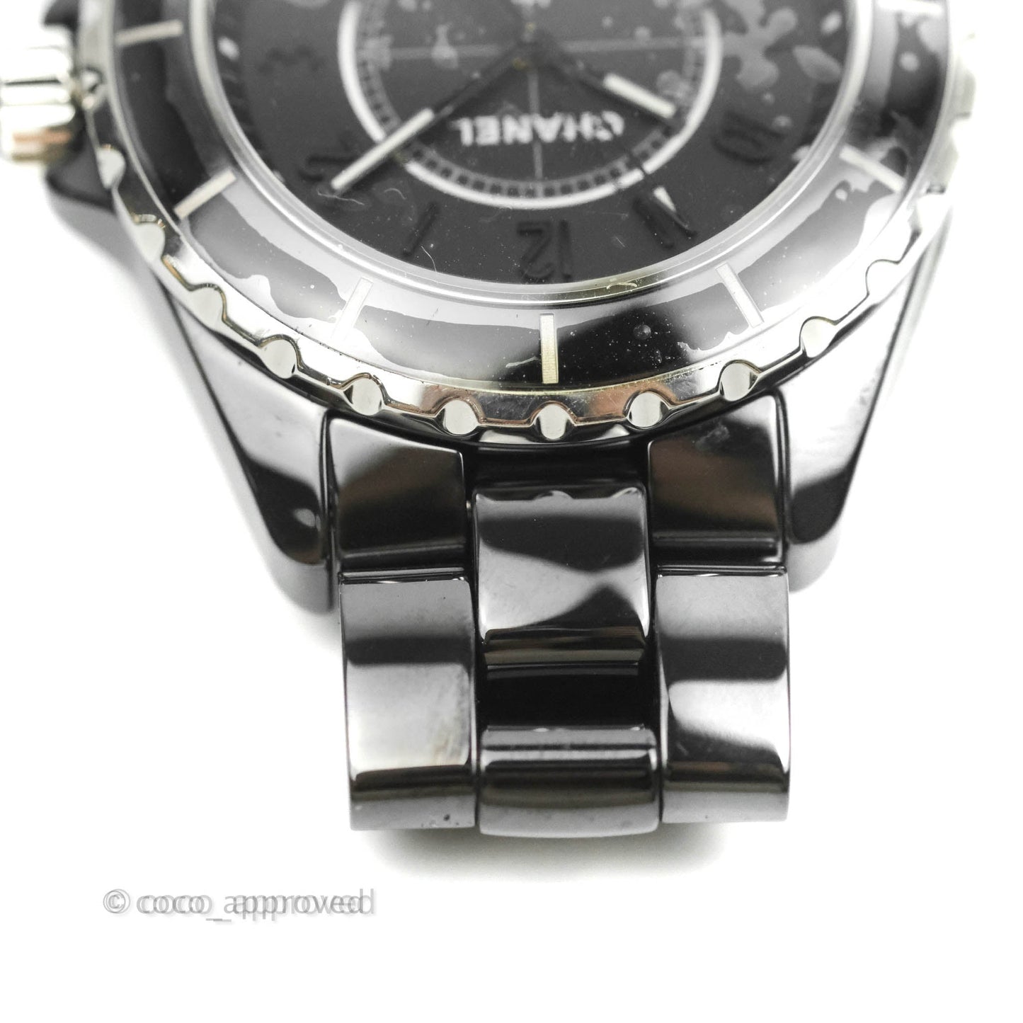 Chanel J12 Automatic Phantom Black Dial Black Ceramic Strap Women's Watch