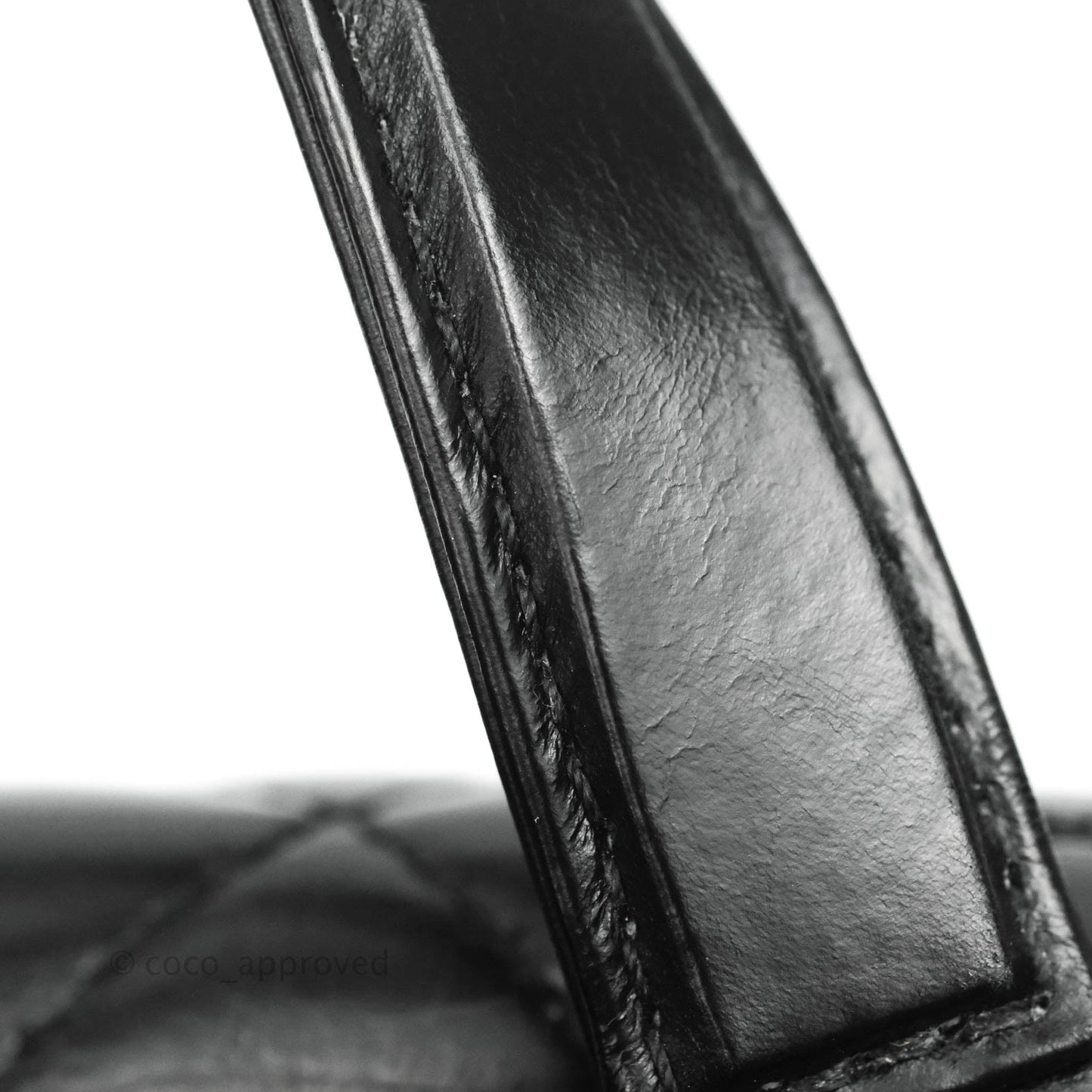 Chanel Quilted Double Sided Flap Black Aged Calfskin Ruthenium Hardware