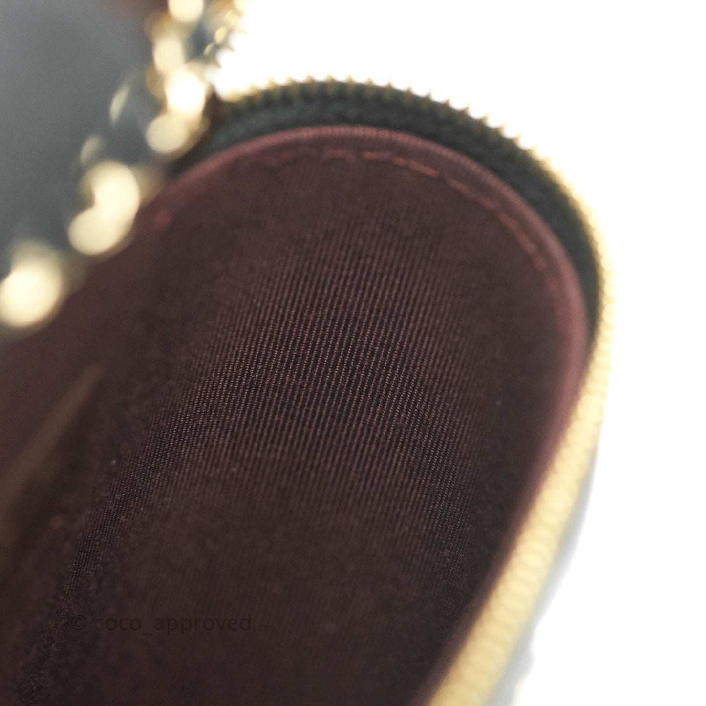 Chanel Classic Mini Vanity With Chain Black Lambskin Gold Hardware