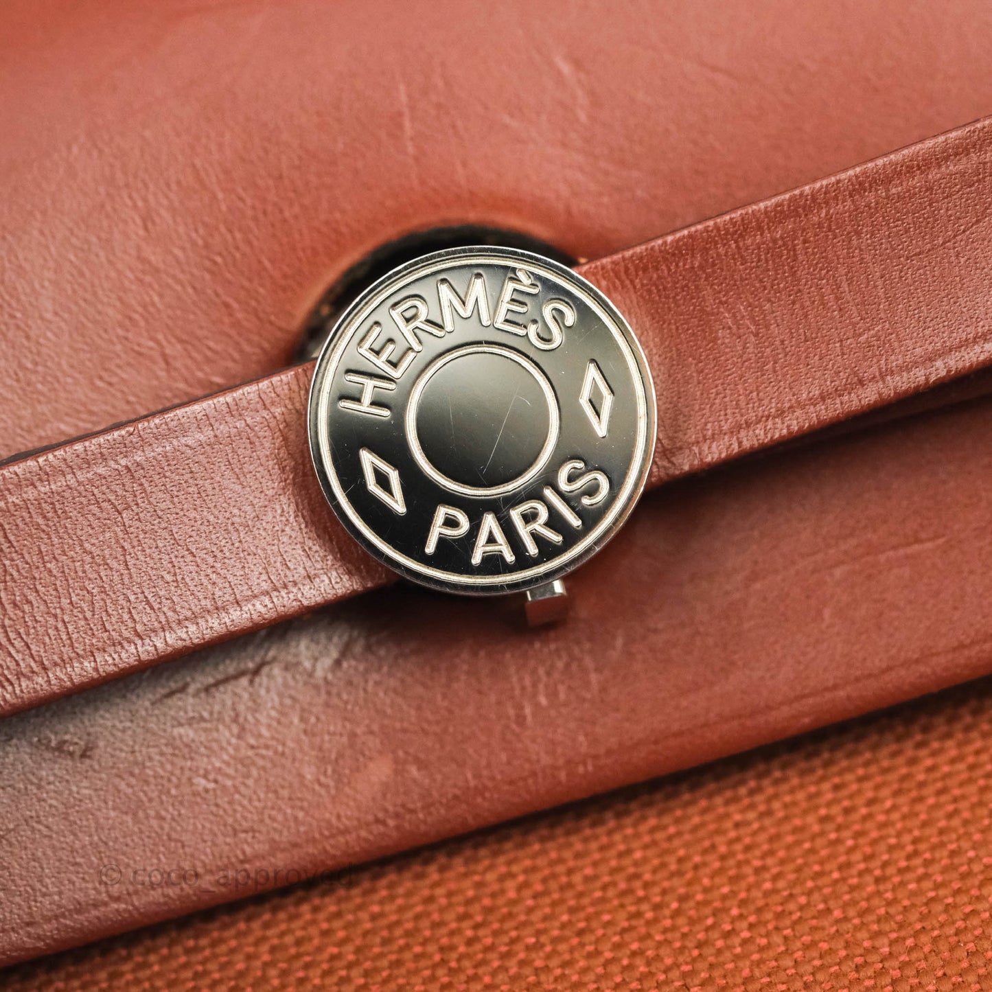 Hermès Herbag Zip 31 Rouge H Palladium Hardware