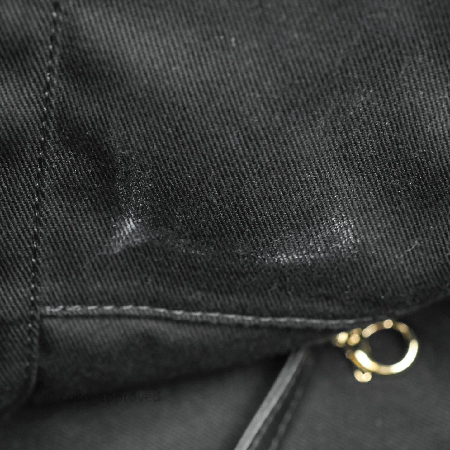 Chanel Deauville Charcoal Grey Canvas Gold Hardware