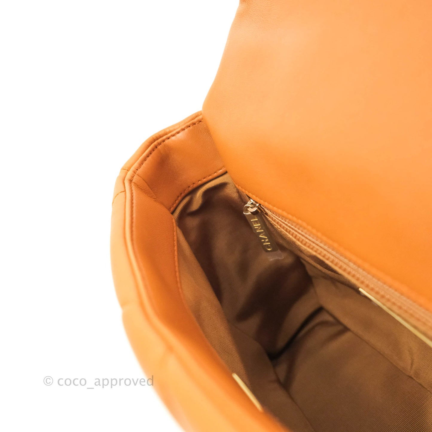 Chanel 19 Small Caramel Brown Mixed Hardware 21A