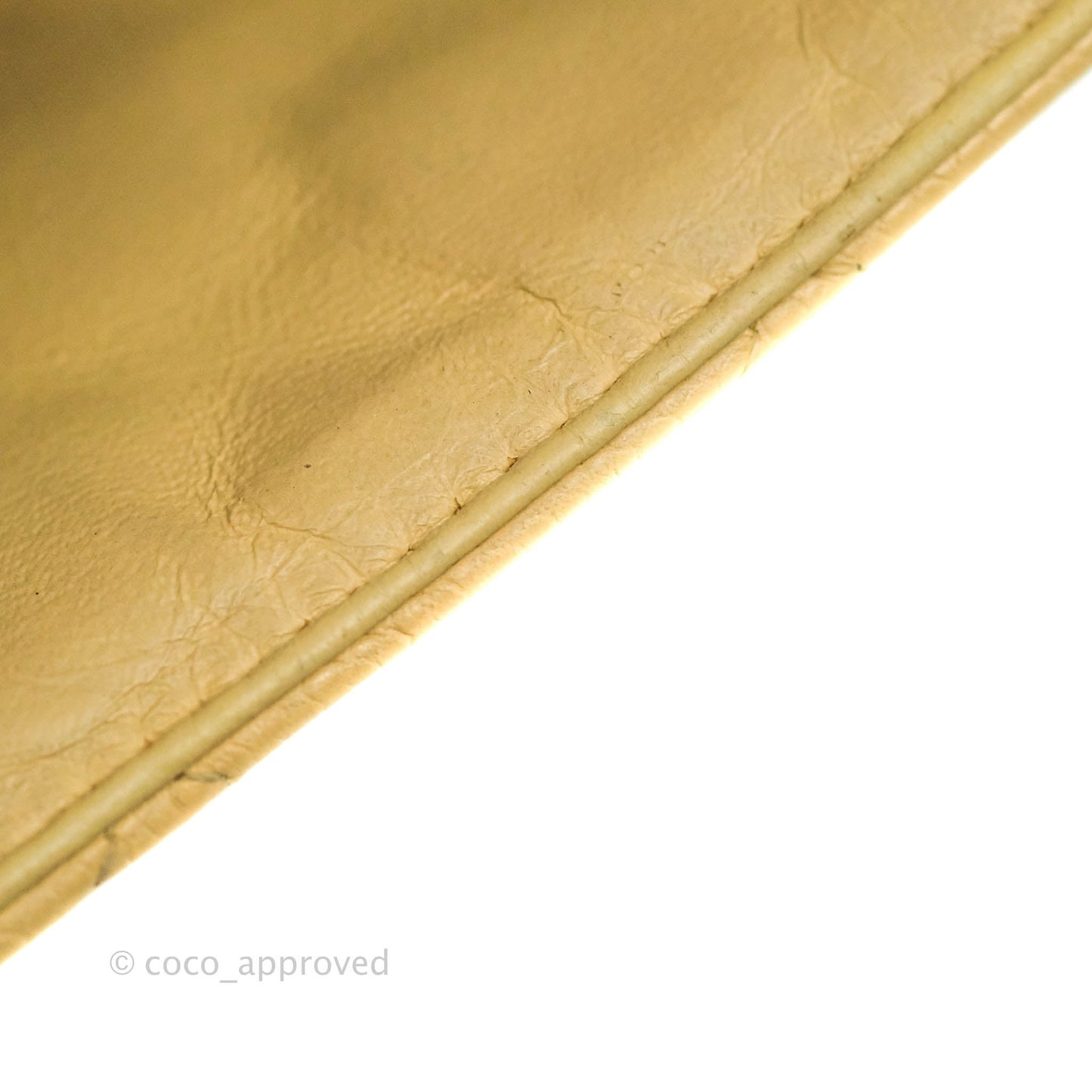 Chanel Jumbo Single Flap Beige Caviar Silver Hardware