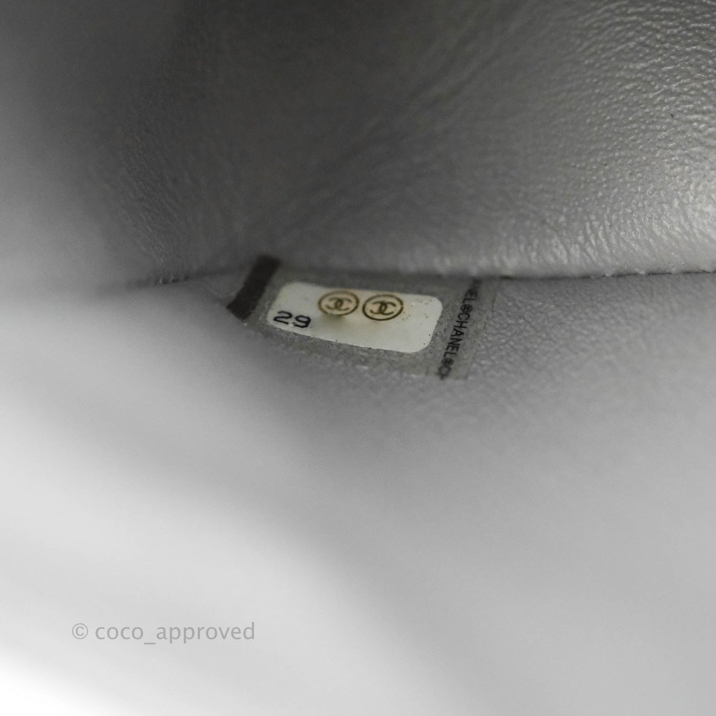 Chanel Mini Reissue 224 Grey Aged Calfskin Aged Gold Hardware