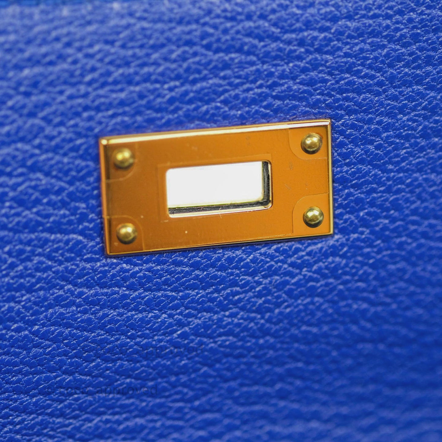 Hermès Kelly Wallet Chevre Mysore Bleu Electrique Gold Hardware