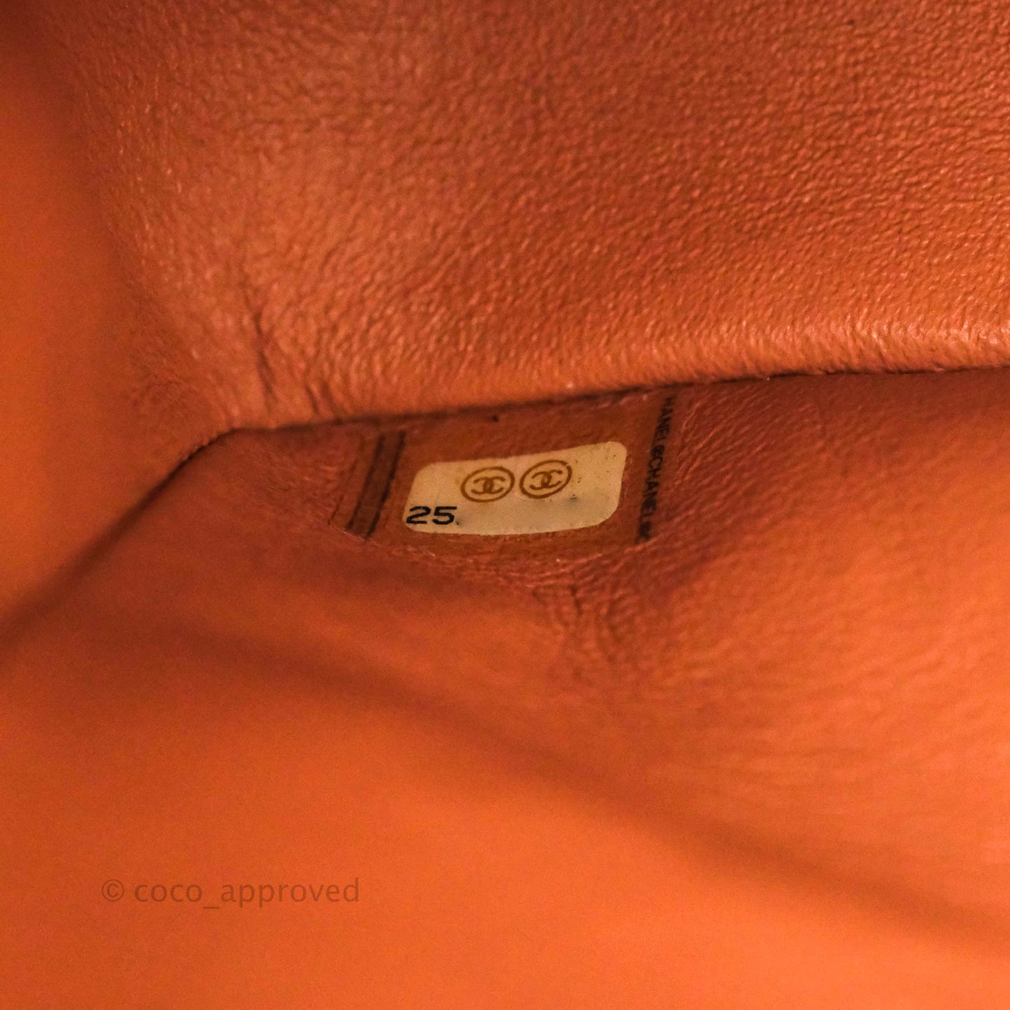 Chanel Classic M/L Medium Double Flap Dark Beige Lambskin Gold Hardware 18C