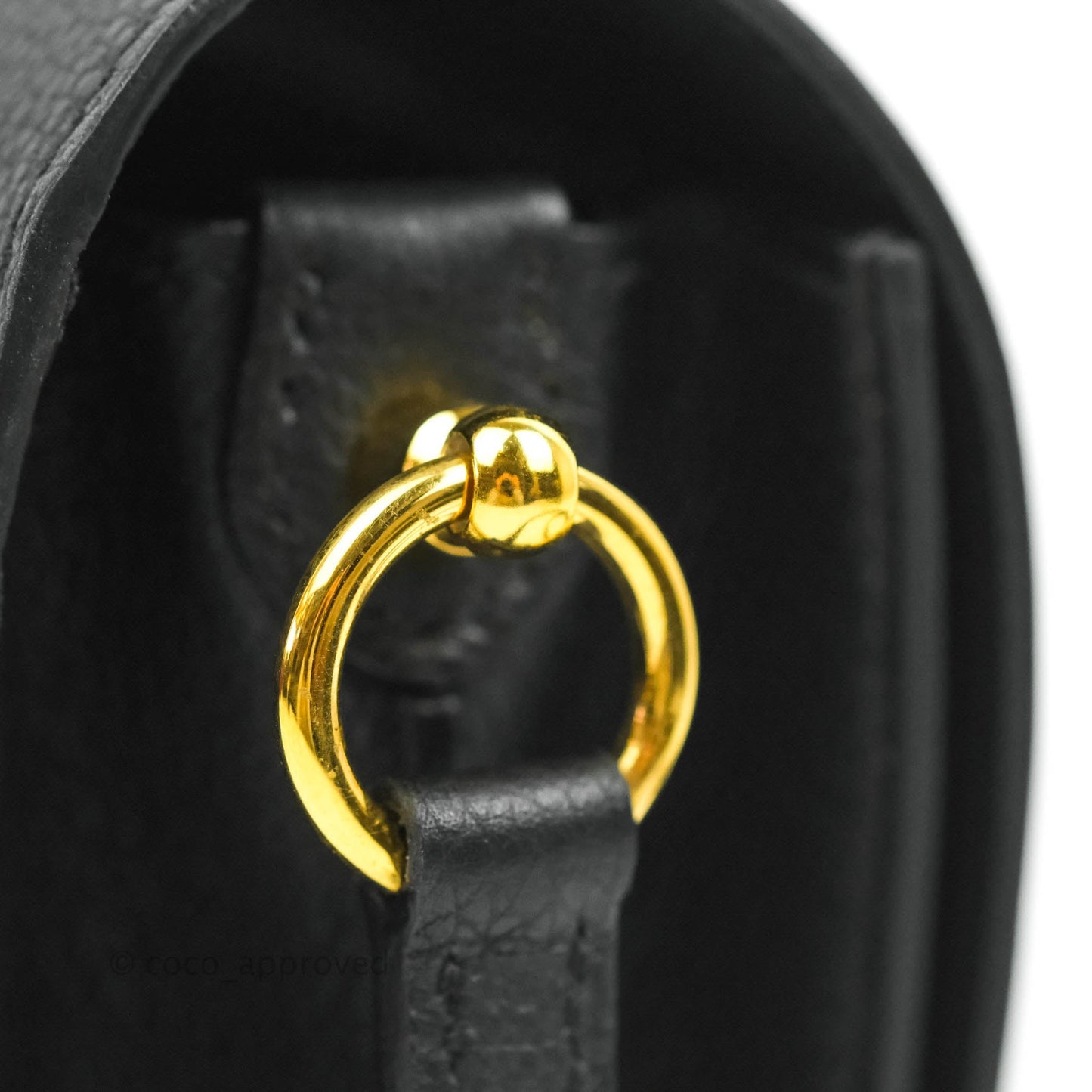Hermès Roulis Mini 18 Black Clemence Gold Hardware