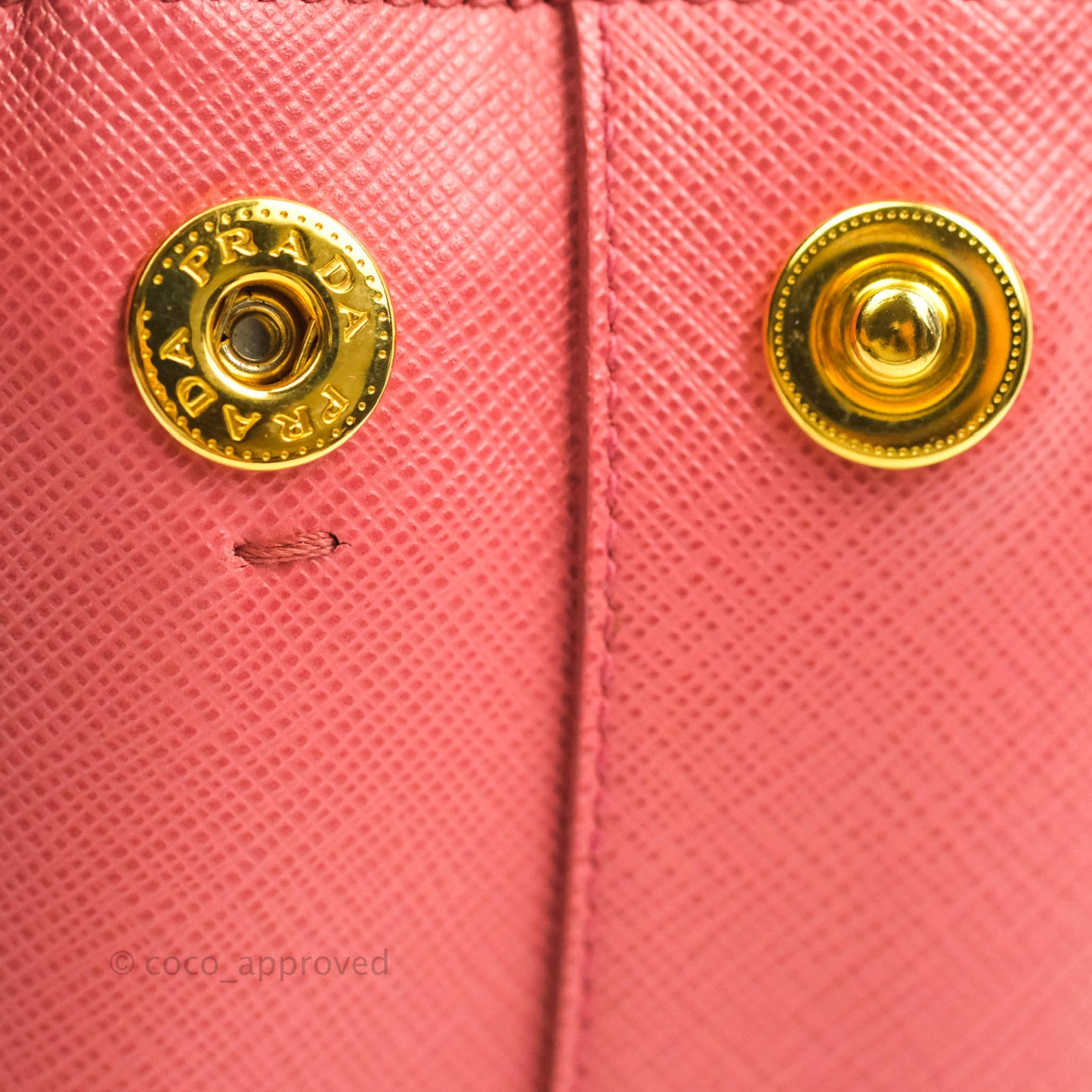 Prada Small Lux Galleria Bag Tamaris Saffiano Gold Hardware
