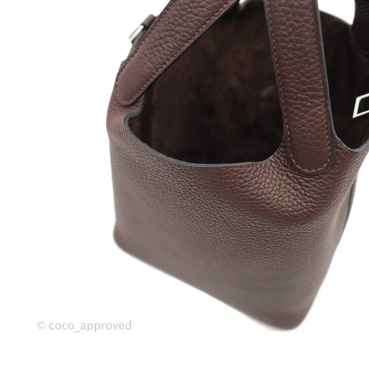 Hermès Borsa Picotin Lock 18 Rouge Sellier Silver Hardware
