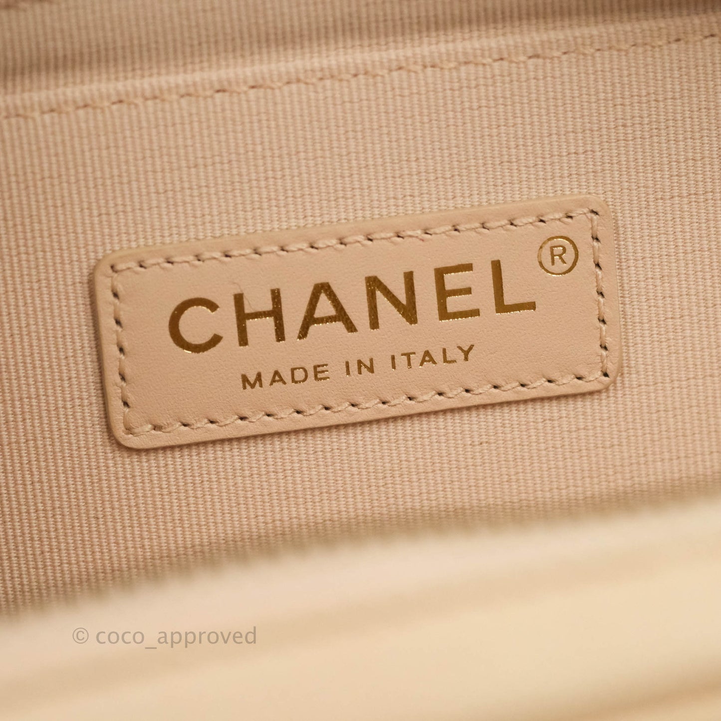 Chanel Quilted Small Like The Wallet Flap Light Beige Caviar Light Gold Hardware 22C